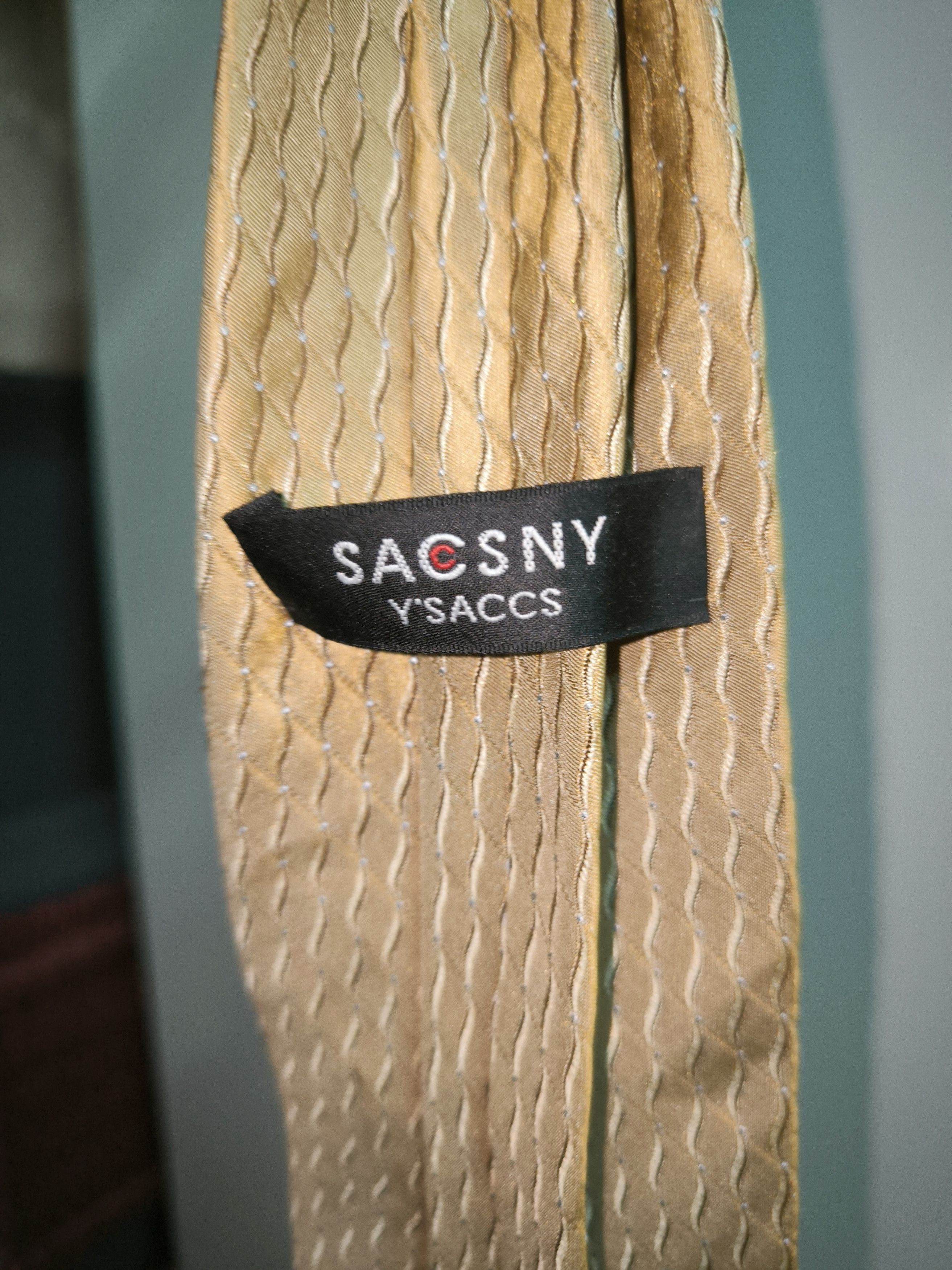 Designer × Y's × Yohji Yamamoto Sacsny Y'saccs Design Tie Size ONE SIZE - 6 Thumbnail