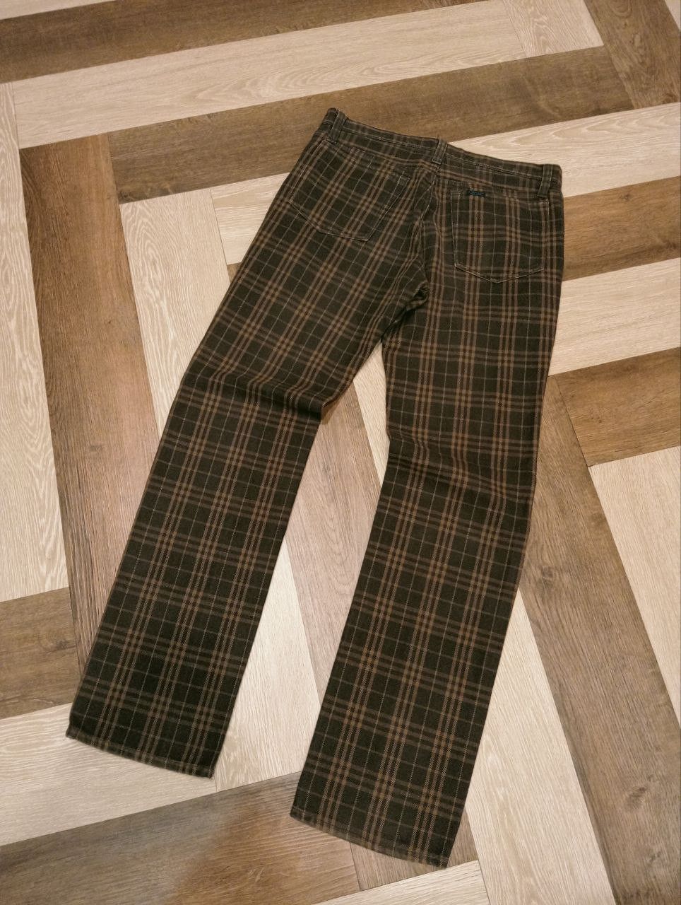 Burberry VINTAGE BURBERRY BLUE LABEL NOVA CHECK JEANS Size US 34 / EU 50 - 11 Thumbnail