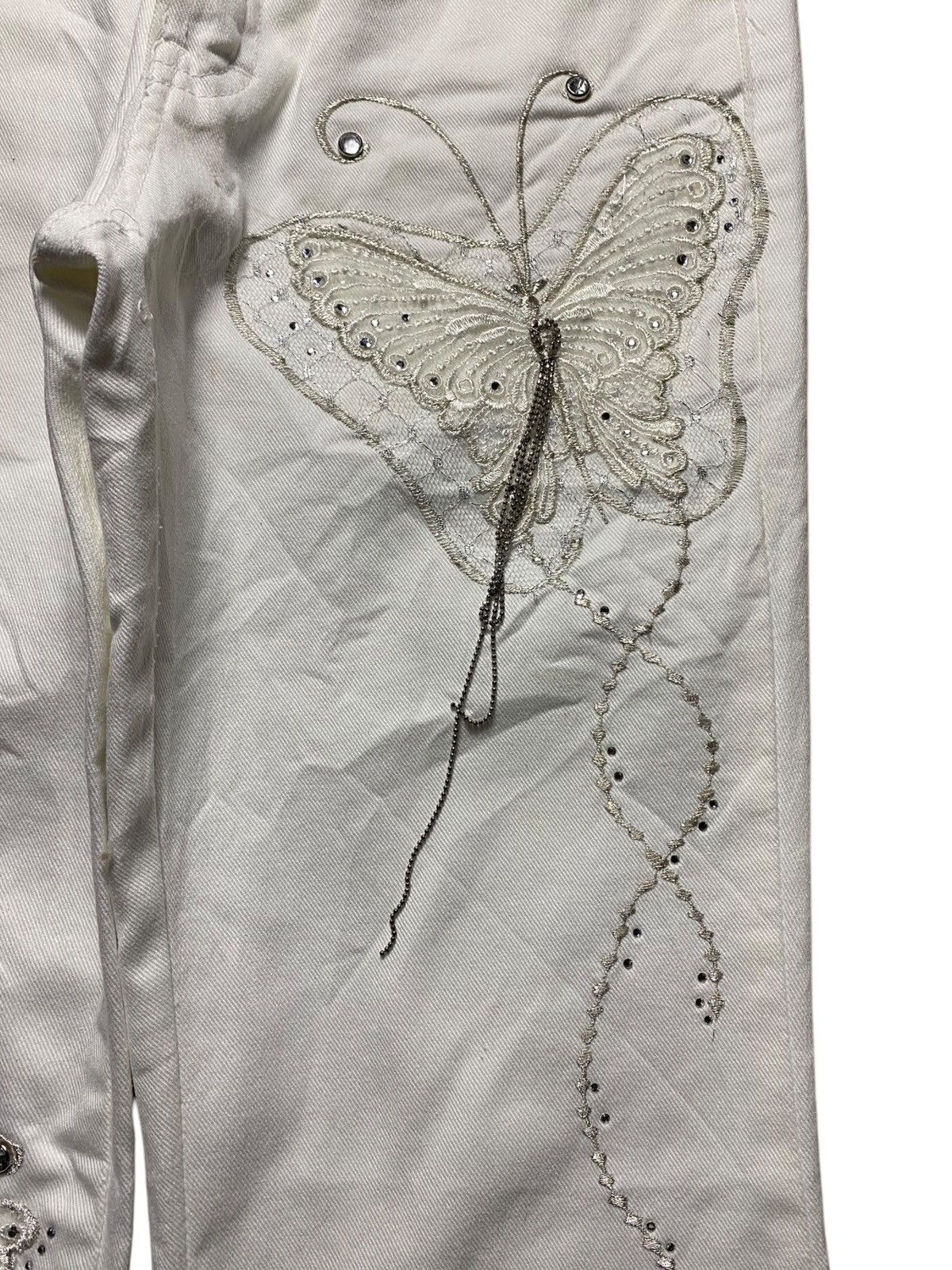 Japanese Brand Vintage Japanese Brand Tantra Embroidery Flare Jeans Size 28" / US 6 / IT 42 - 11 Thumbnail