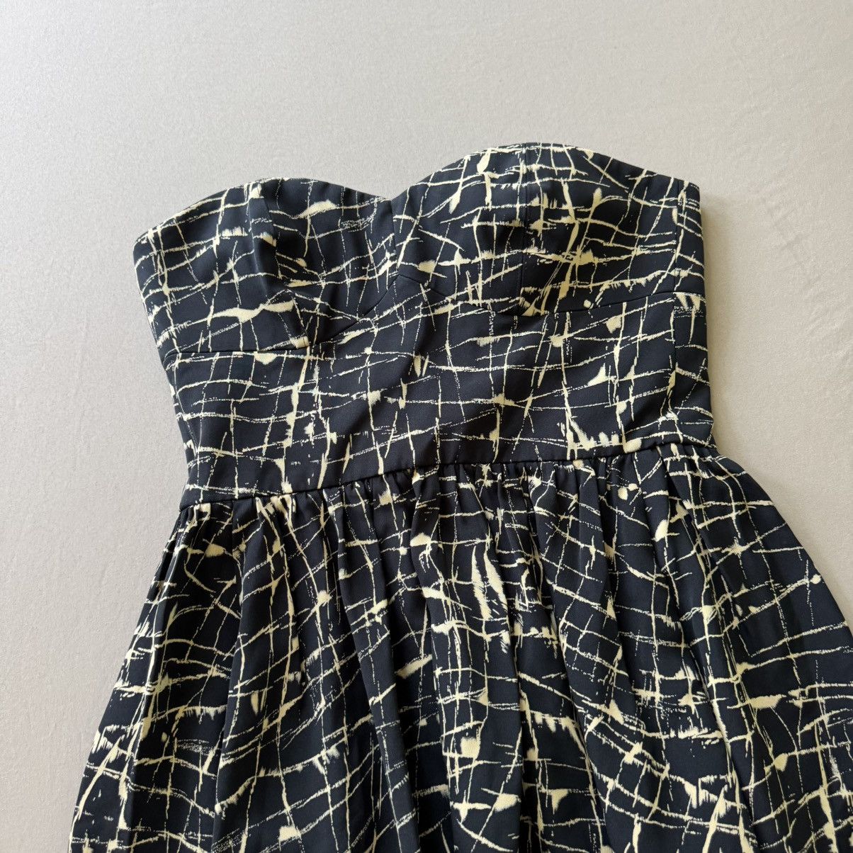 Other Jay Godfrey Strapless Fit & Flare Silk Mini Dress Size S / US 4 / IT 40 - 3 Thumbnail
