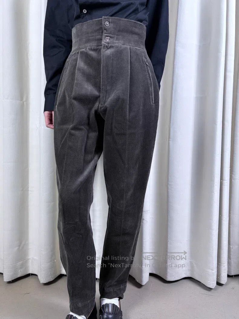 Issey Miyake Issey Miyake Calligraphy Logo Classic Waistband Corduroy T Size 25" / US 0 / IT 36 - 6 Thumbnail