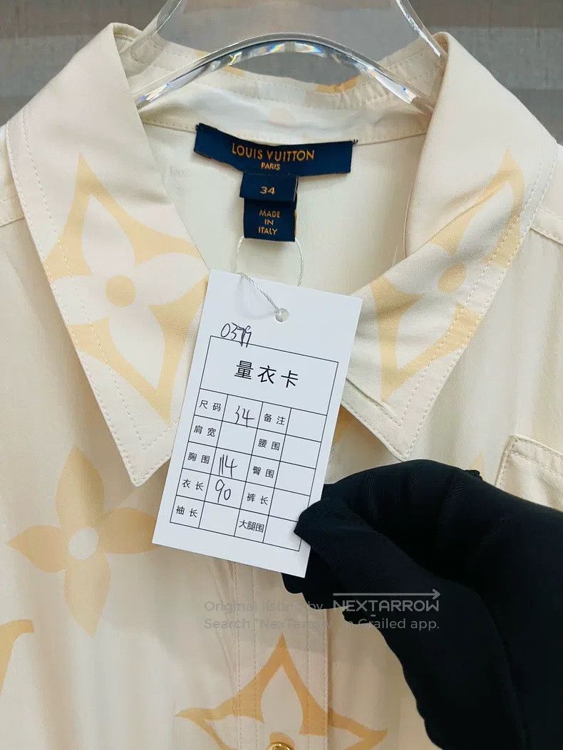 Louis Vuitton Louis Vuitton Orange gradient silk logo dress Size XXS / US 00 / IT 34 - 3 Thumbnail