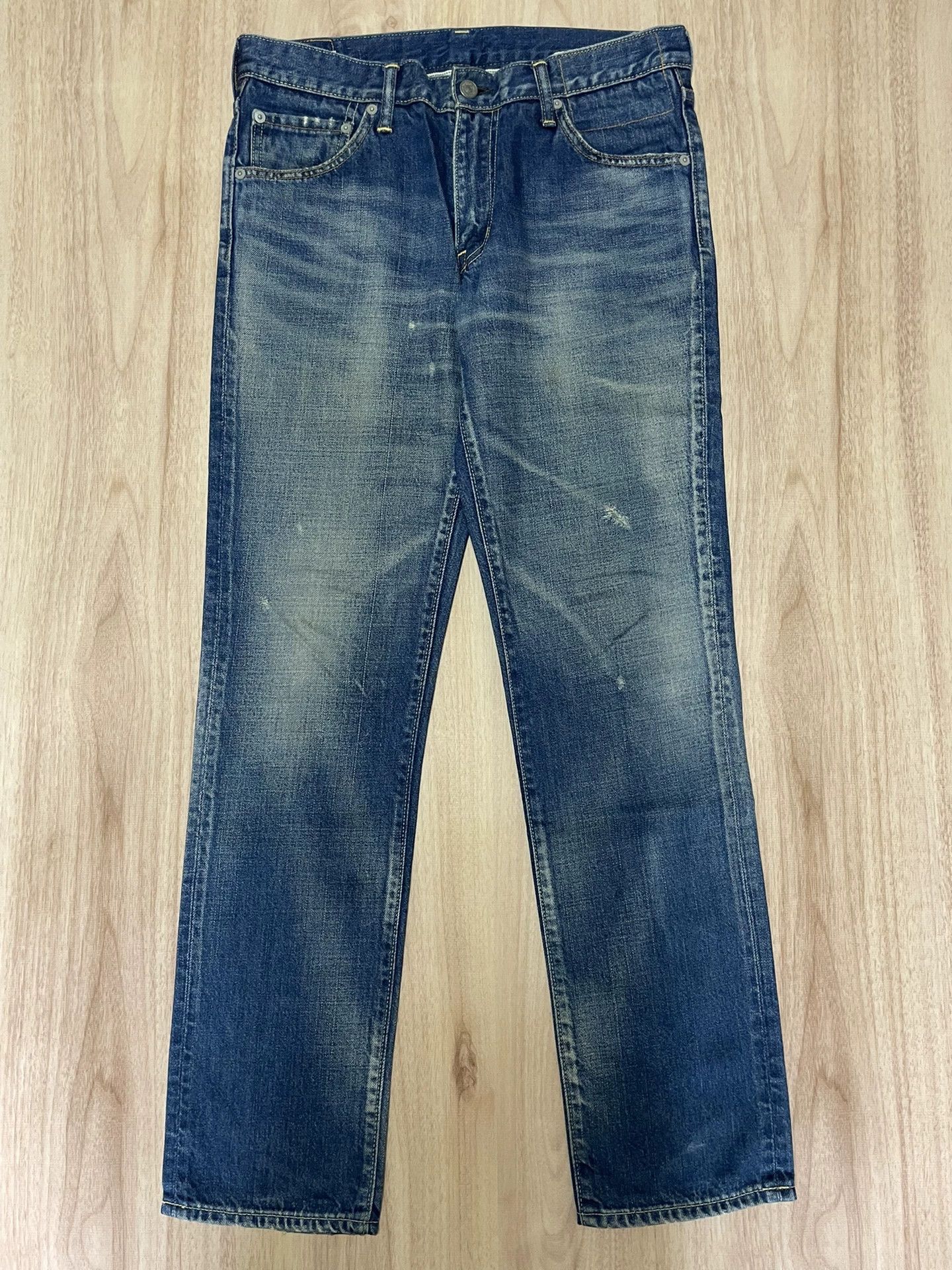 Visvim visvim damaged 5 wash jeans Size US 32 / EU 48 - 1 Thumbnail