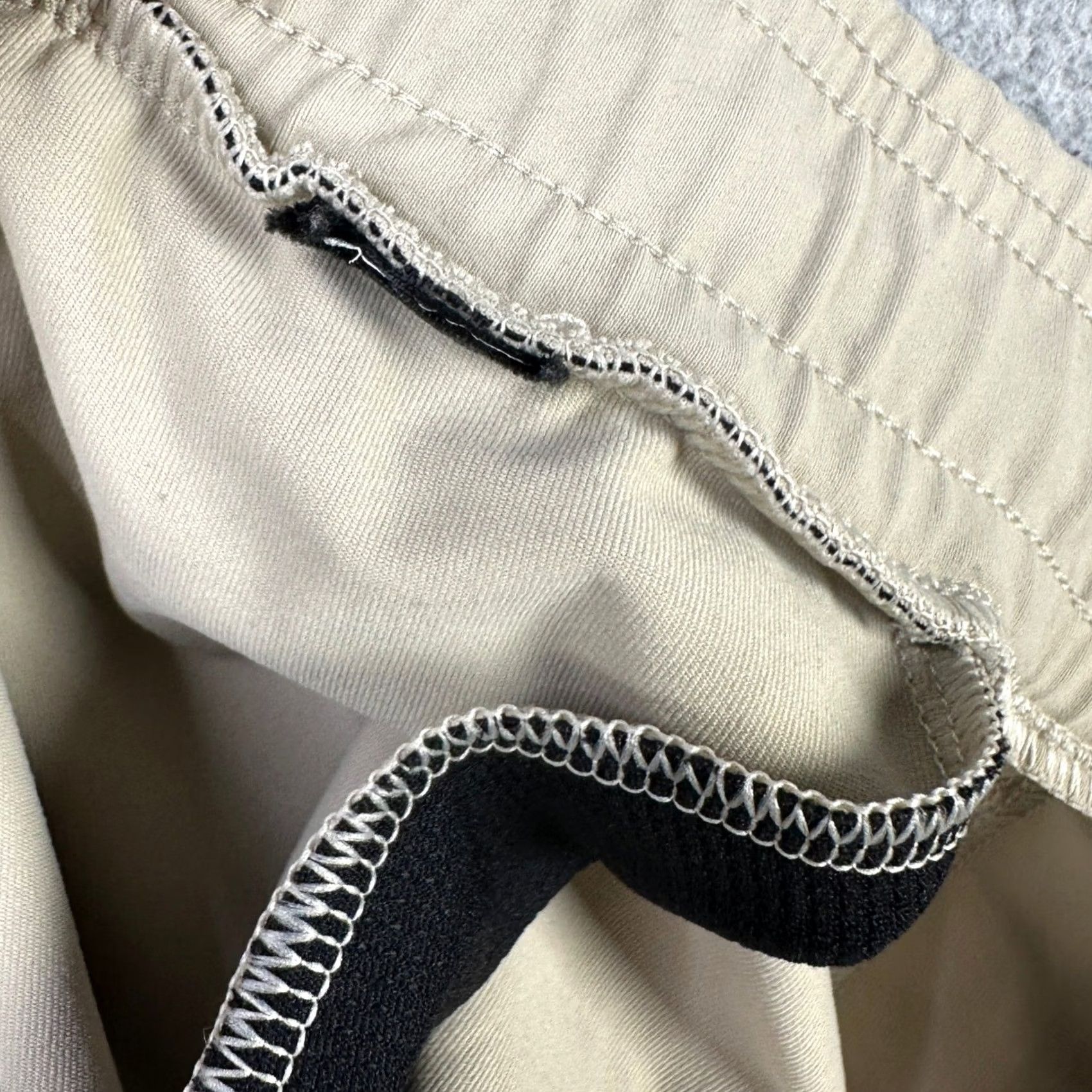Vintage Public Rec Pants Pull On Mens 34X28 Beige Stretch Waistband Drawstring Pocket Pants Size US 34 / EU 50 - 5 Thumbnail