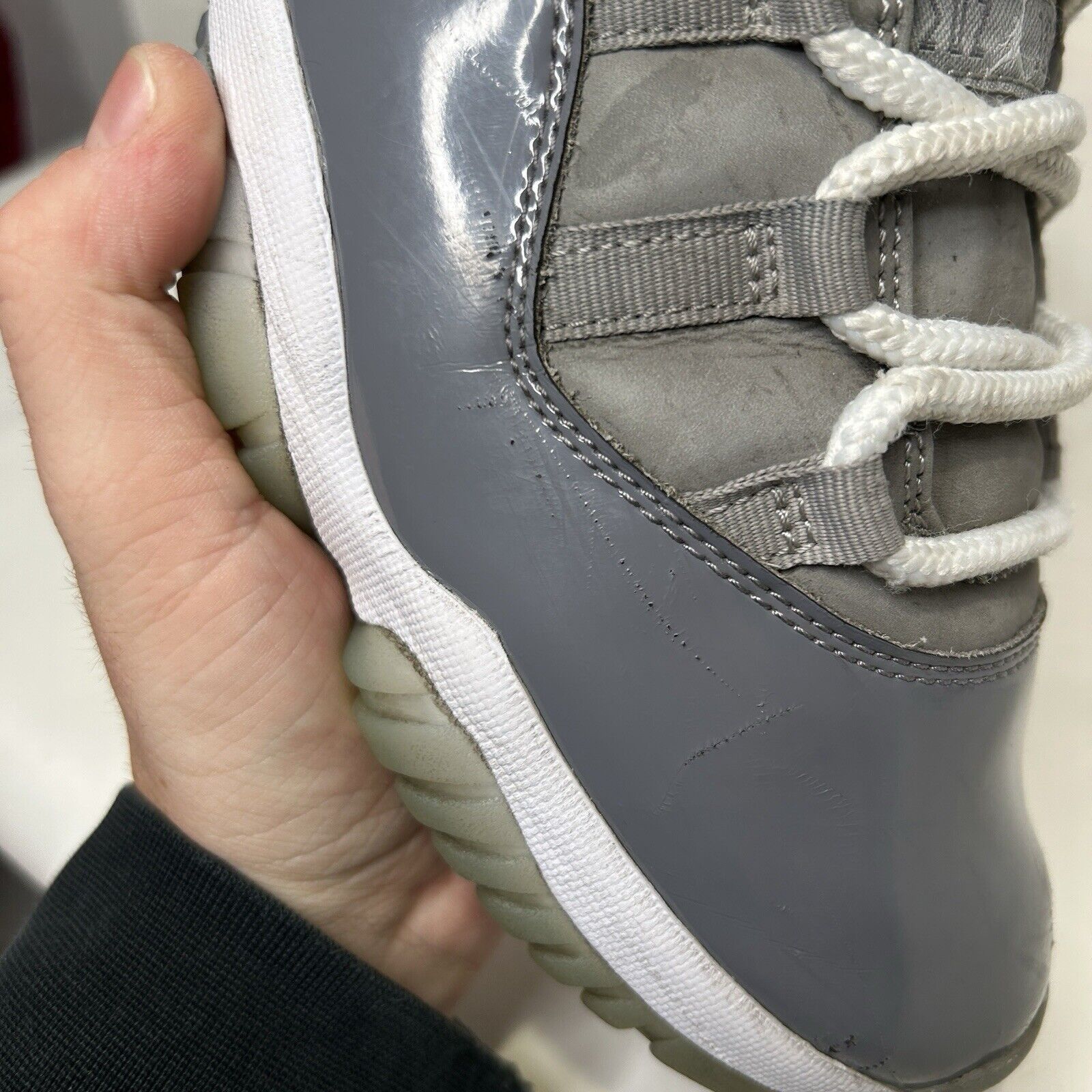 Jordan Brand Nike Air Jordan 11 Retro OG “Cool Grey” 2024 Size US 10.5 / EU 43-44 - 9 Thumbnail