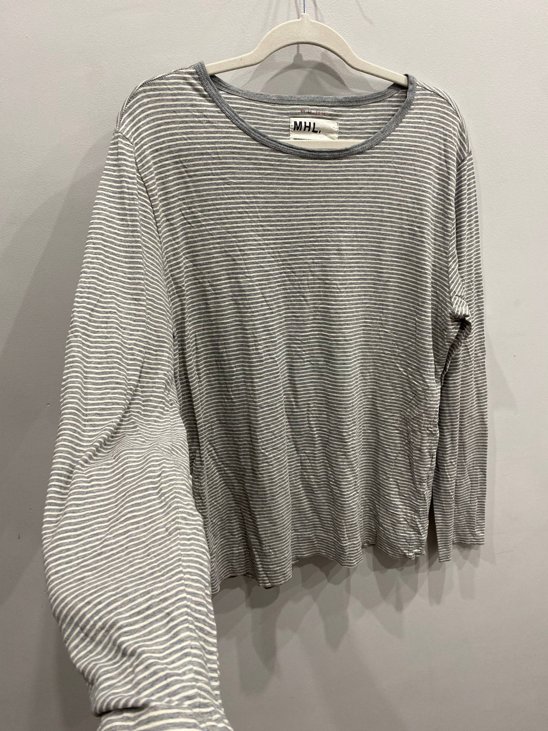 Margaret Howell Margaret Howell MHL Y2K Striped Long Sleeve T-Shirt Size M / US 6-8 / IT 42-44 - 1 Thumbnail