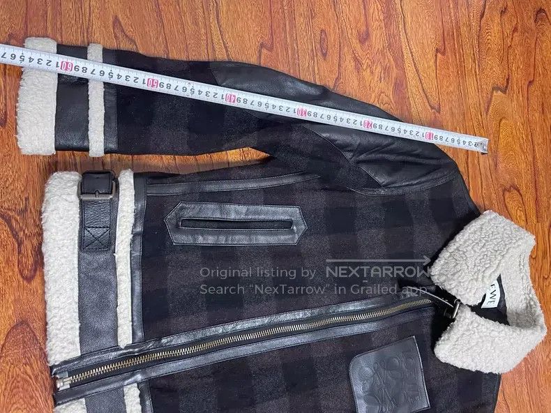 Loewe Loewe Men's Winter Coat, Wool, Cashmere and Leather Patchw Size US M / EU 48-50 / 2 - 4 Thumbnail
