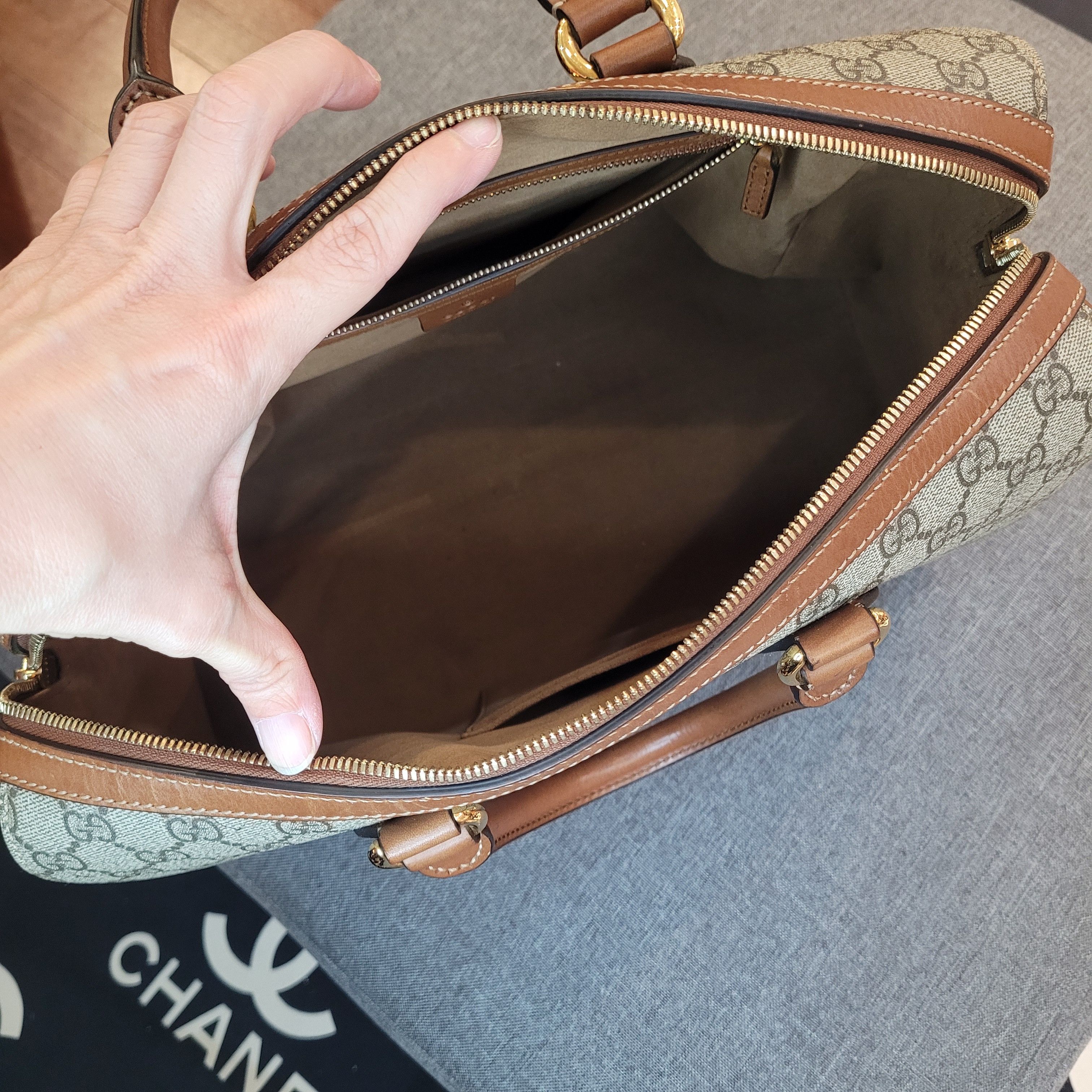 Gucci Gucci GG Supreme Boston Large Sling Crossbody Bag Size ONE SIZE - 7 Thumbnail