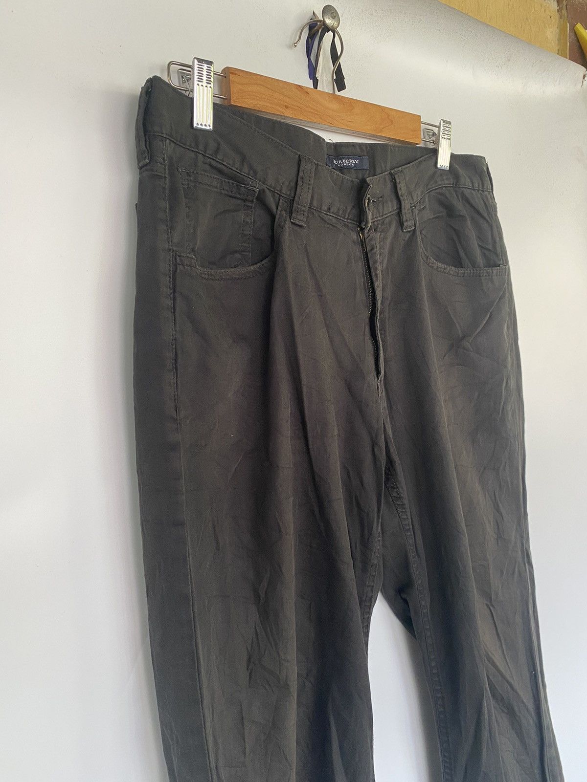 Burberry × Vintage Burberry London Black Stretch Pant Size US 34 / EU 50 - 5 Thumbnail