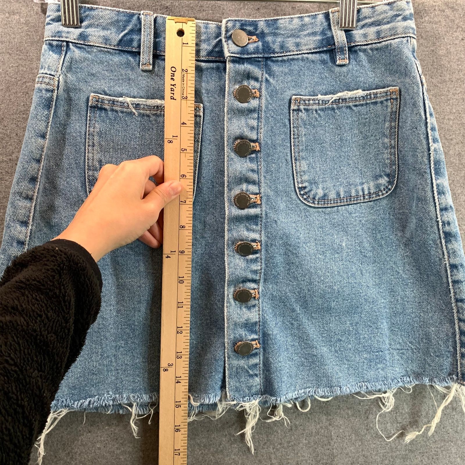 Zara ZARA Trafaluc Jeans Skirt Women Medium Denim Blue Size 28" / US 6 / IT 42 - 6 Thumbnail