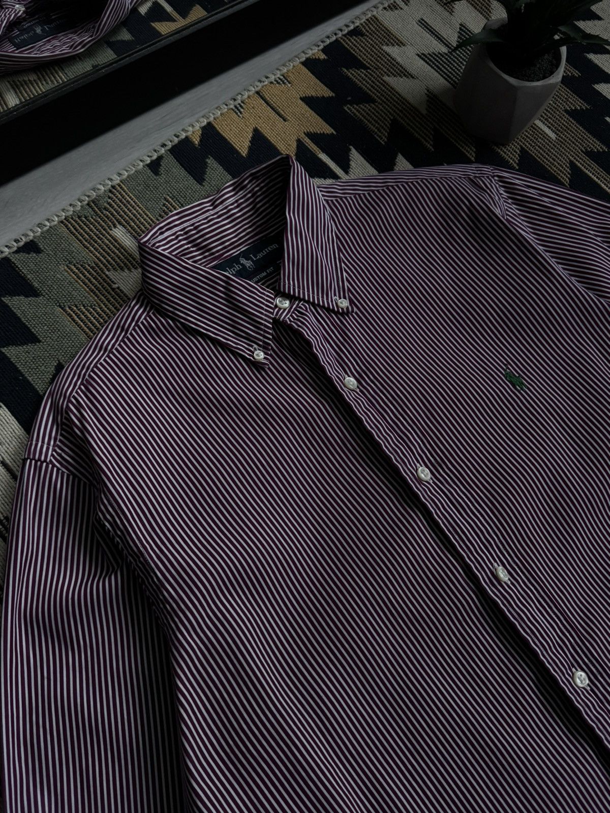 Polo Ralph Lauren Vintage Polo Ralph Lauren Stripped Button Up Shirt Size US M / EU 48-50 / 2 - 4 Thumbnail