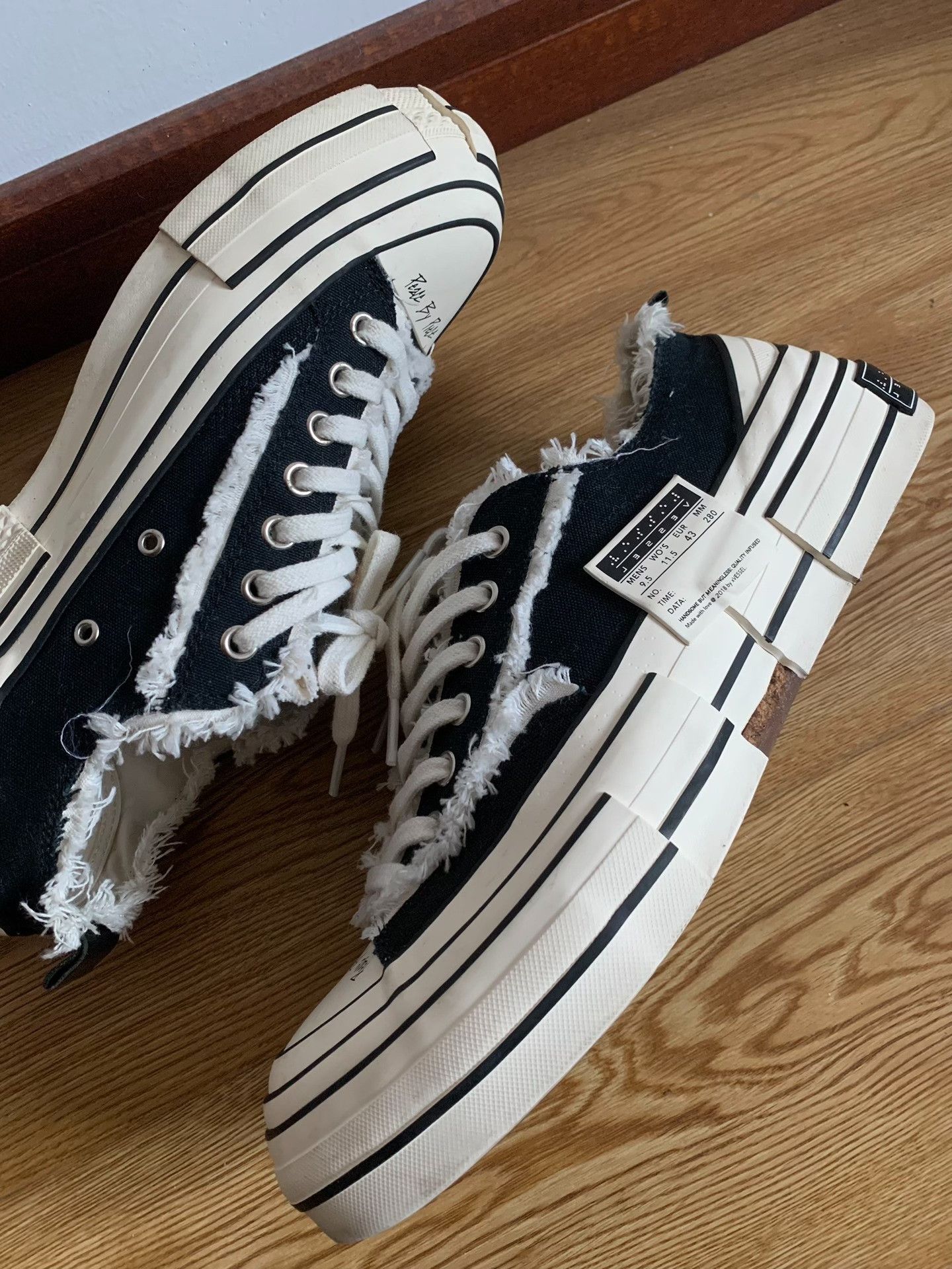 xVESSEL XVessel Van Ness Low Cork Deconstructed Sneakers Size US 10 / EU 43 - 1 Thumbnail