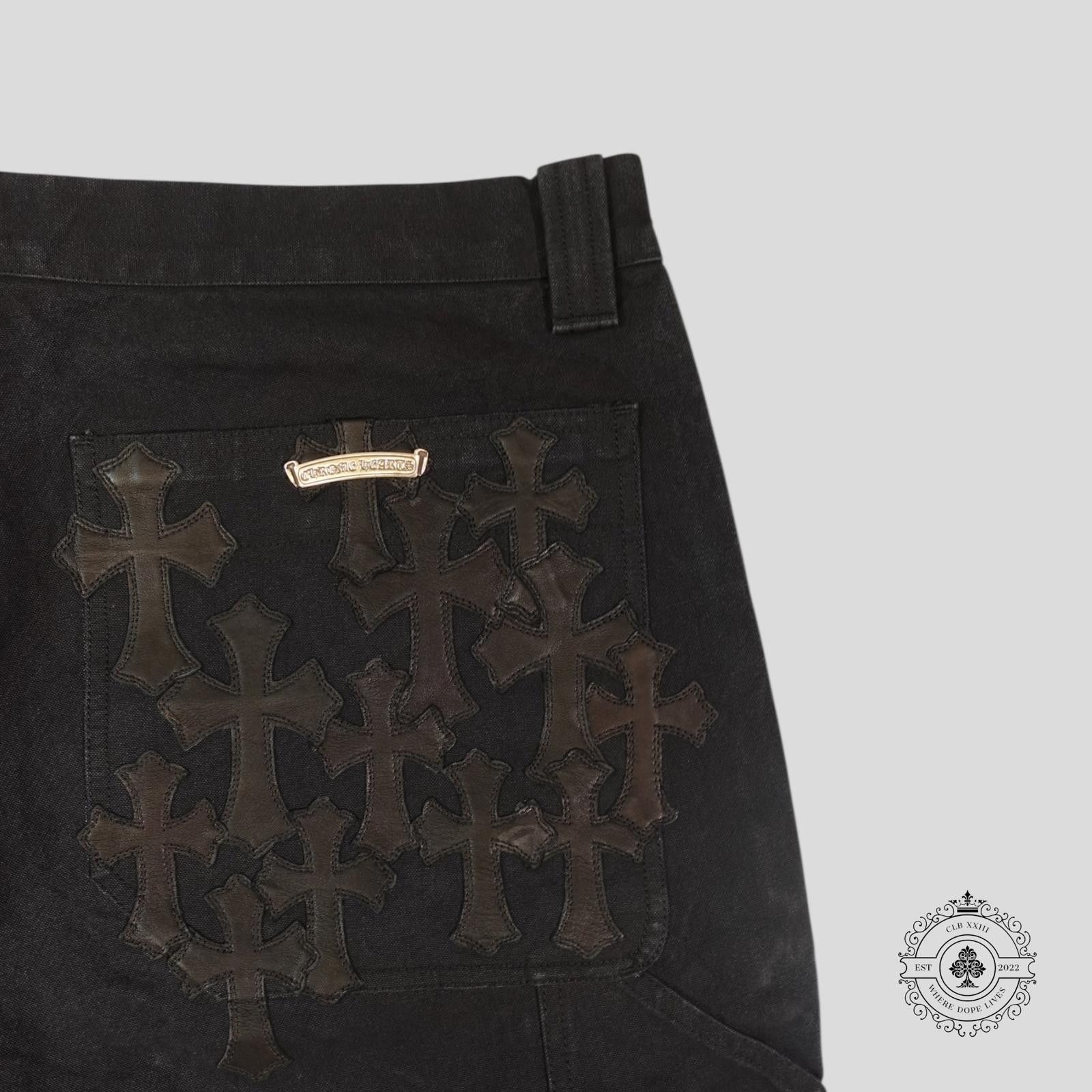Chrome Hearts Chrome Hearts Cross Patch Carpenter Shorts in Black - 40 Size US 40 / EU 56 - 3 Thumbnail