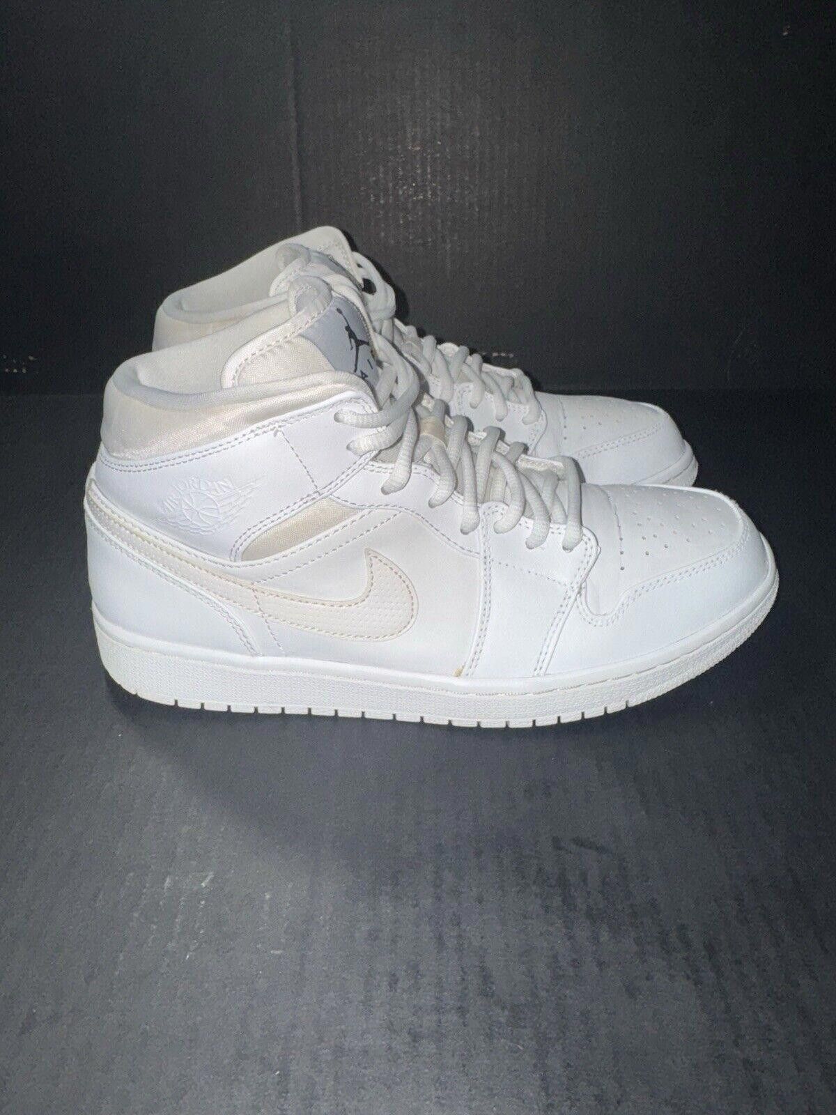 Jordan Brand Nike Air Jordan 1 Retro Mid 'White' - 554724-110 - Size 9.5 Size US 9.5 / EU 42-43 - 1 Thumbnail