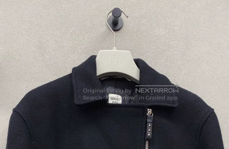 Hermes Hermes Black Asymmetrical Zip-Up Jacket Size XS / US 0-2 / IT 36-38 - 4 Thumbnail