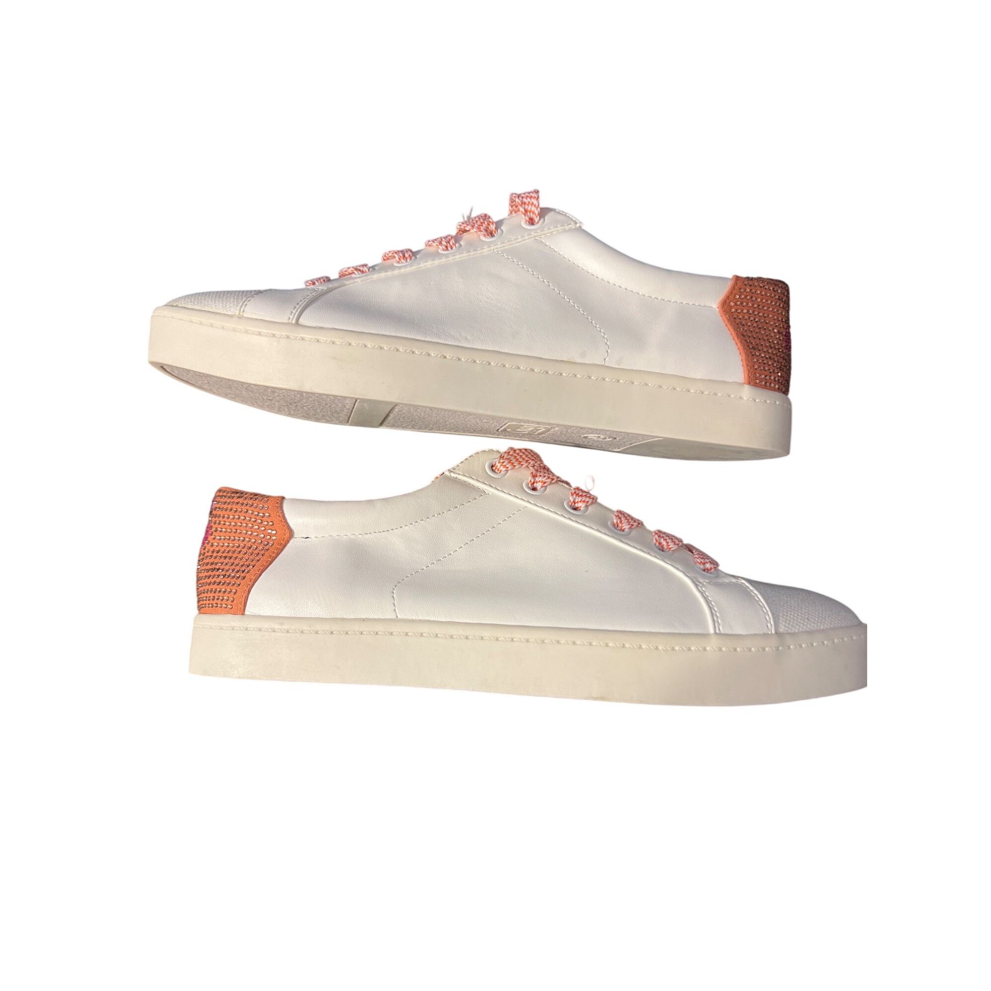 Sam Edelman Circus Sam Edelman Flamingo Embellished Sneakers Shoes White Size US 9.5 / IT 39.5 - 6 Thumbnail