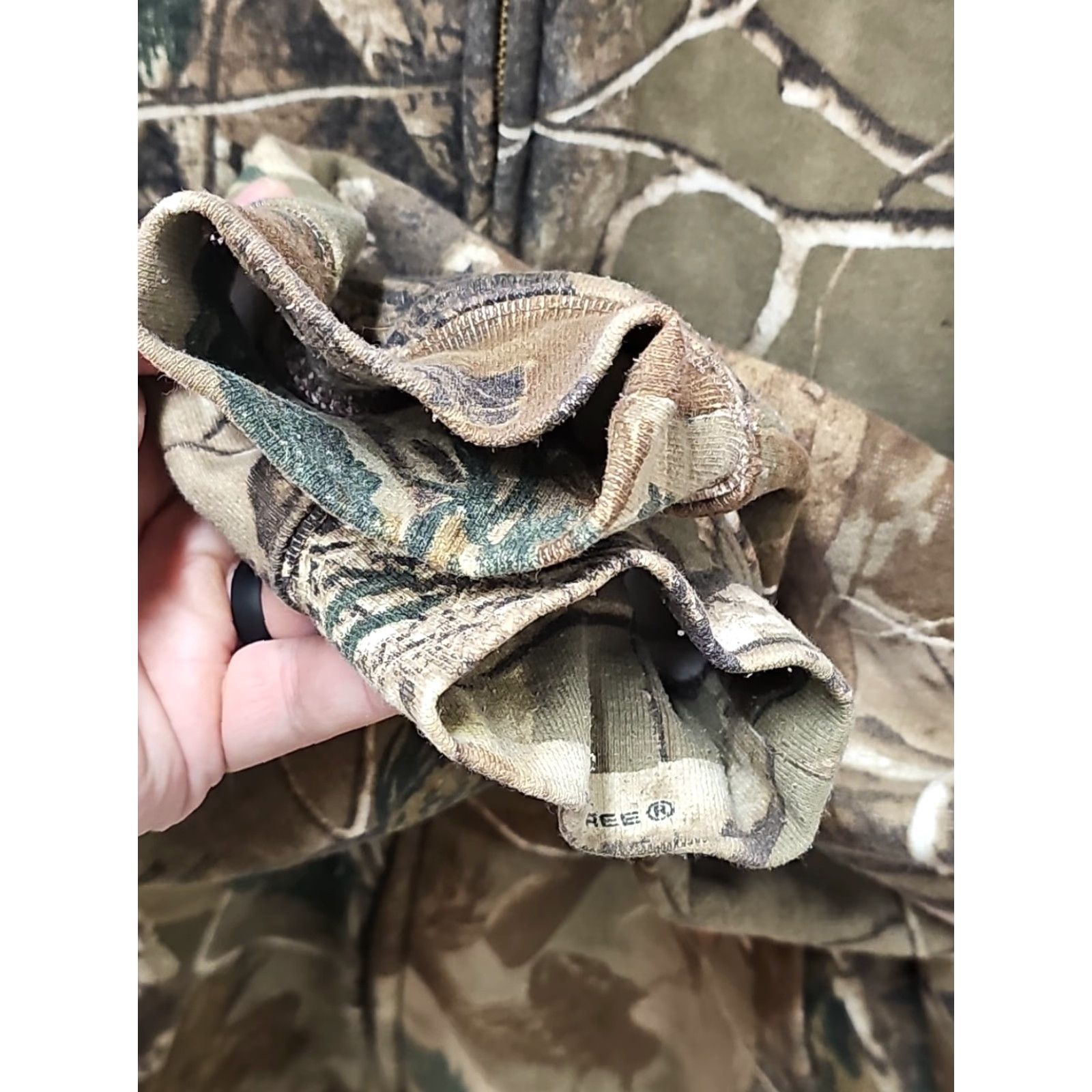 Carhartt VINTAGE Carhartt Hoodie Men’s XL RealTree Camo Full Zip Camoflouge K289 CAP Sweatshirt Size US XL / EU 56 / 4 - 6 Thumbnail