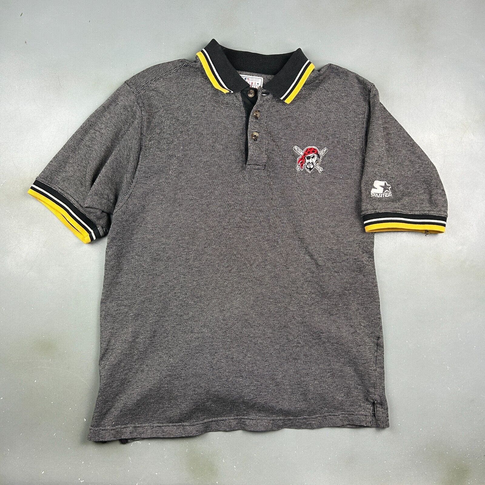 Starter VINTAGE 90s | Pittsburgh Pirates MLB Starter Polo Shirt sz M Size US M / EU 48-50 / 2 - 1 Thumbnail