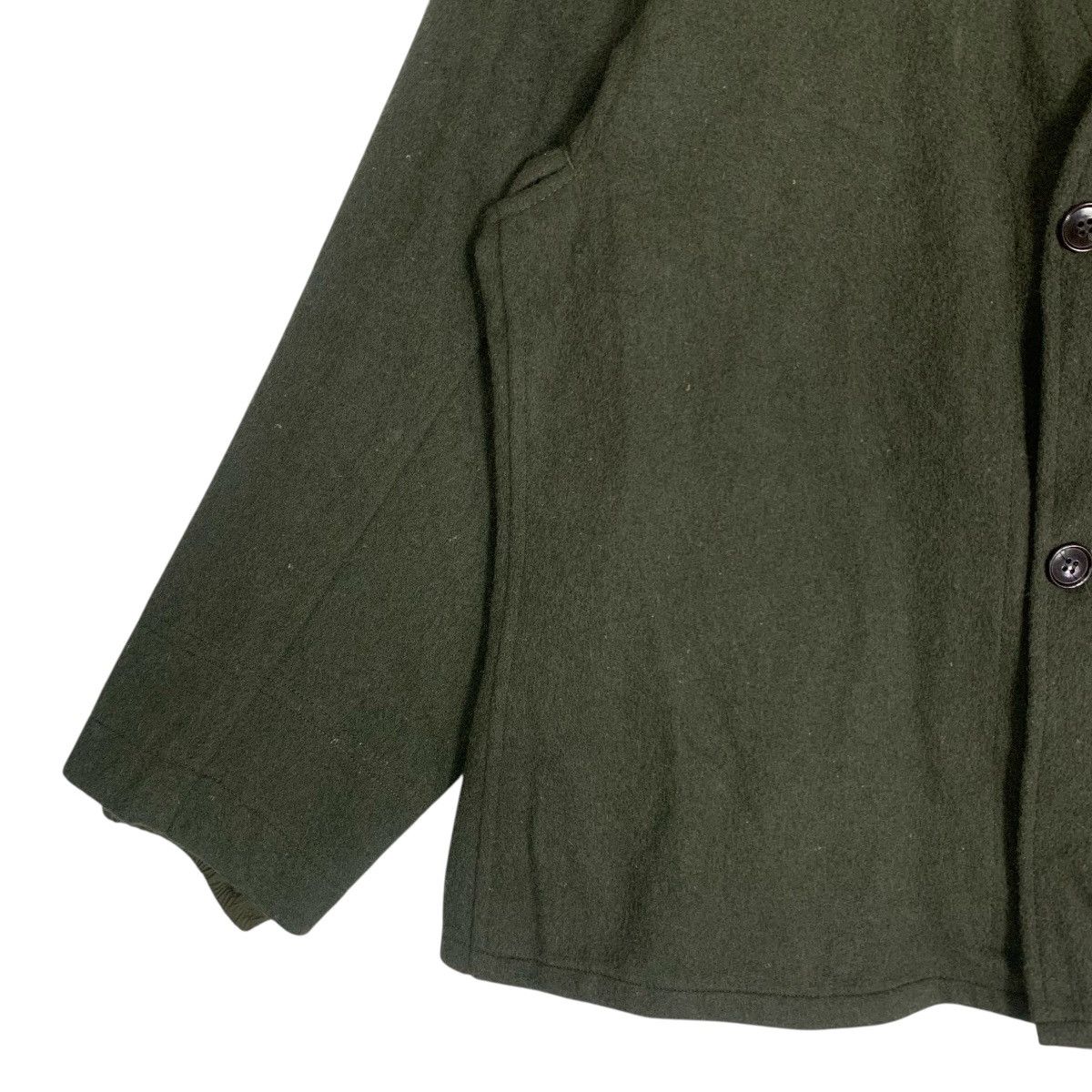 Vintage Vintage French Army M35 Military Outdor Outwear Wool Jacket Size US L / EU 52-54 / 3 - 5 Thumbnail