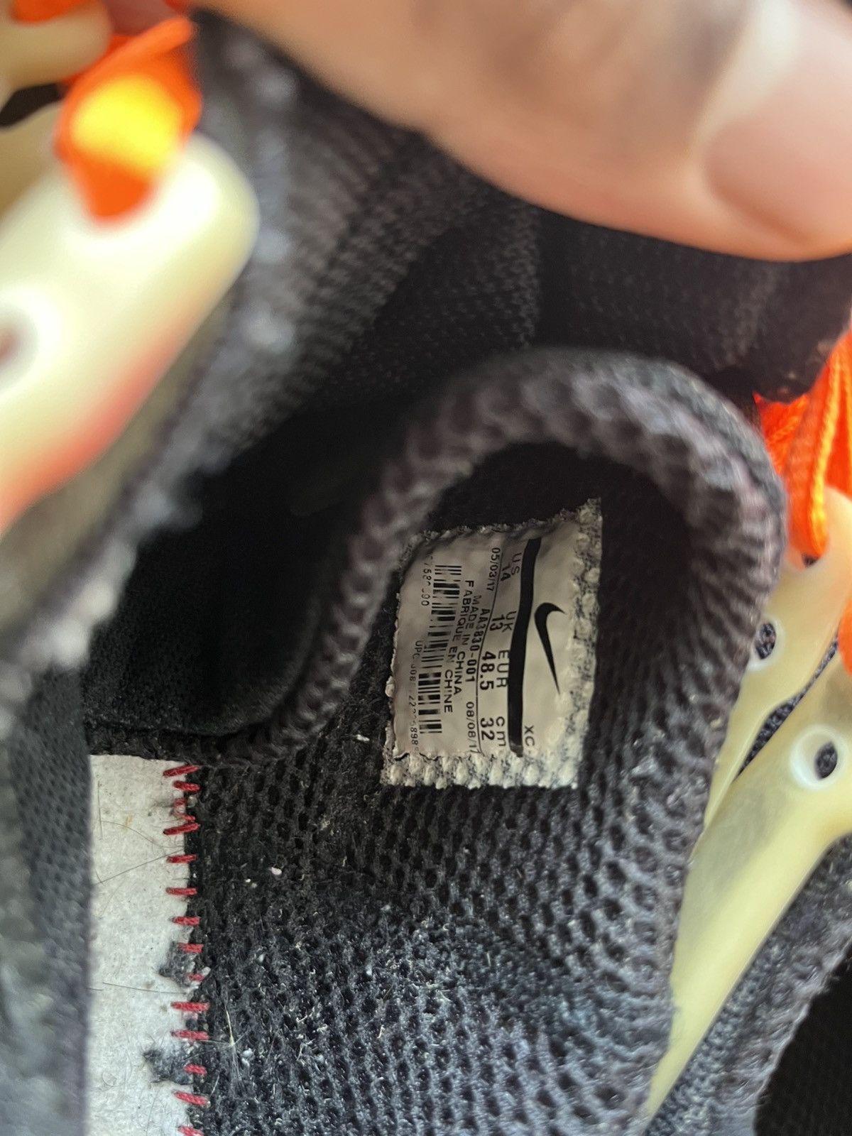 Nike × Off-White Nike Presto Off White Virgil Abloh Size US 14 / EU 47 - 6 Thumbnail