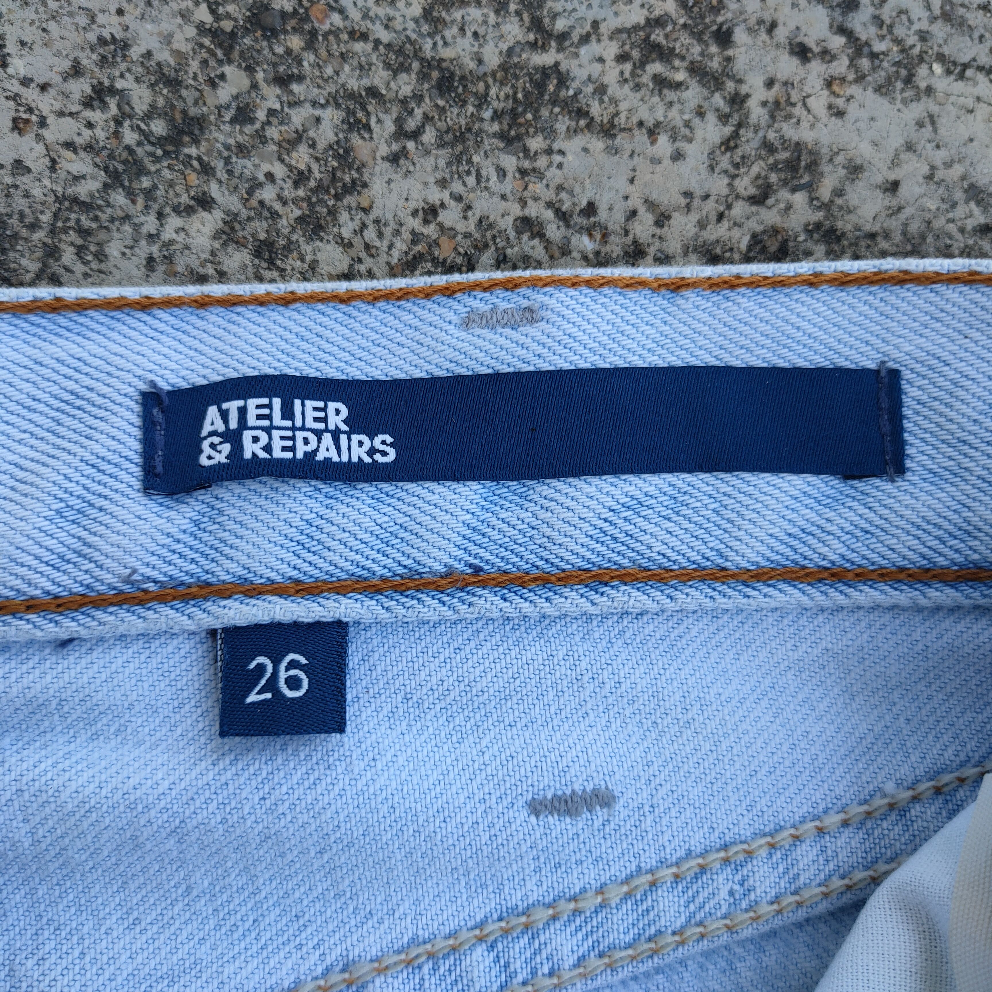 Atelier & Repairs × Jean × Levi's VINTAGE LEVI'S 501 ATELIER REPAIR JEANS DENIM PANTS Size US 27 - 7 Thumbnail
