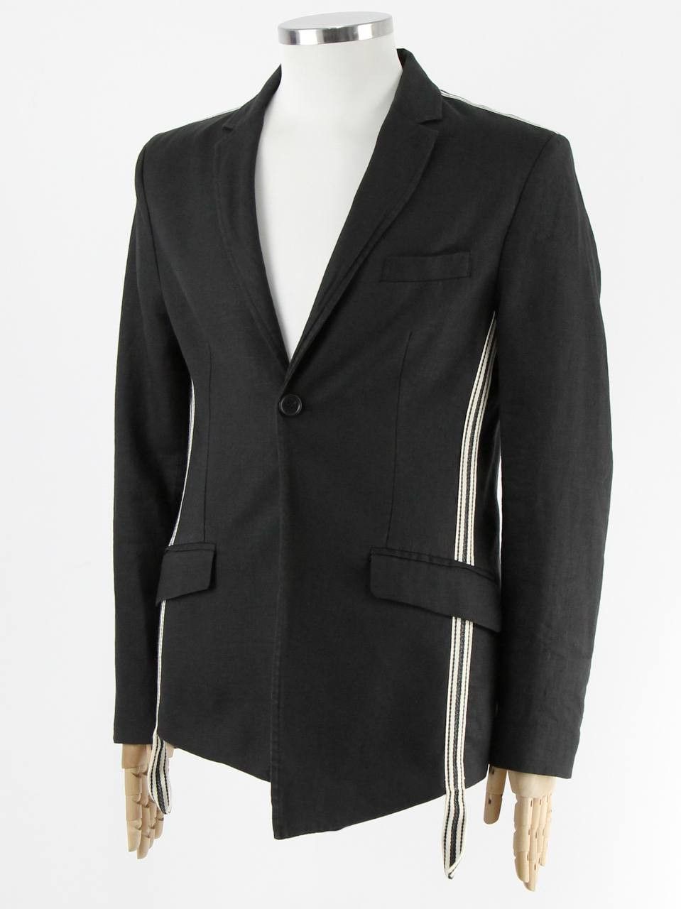 Imperial IMPERIAL Linen black jacket Size 50R - 2 Thumbnail