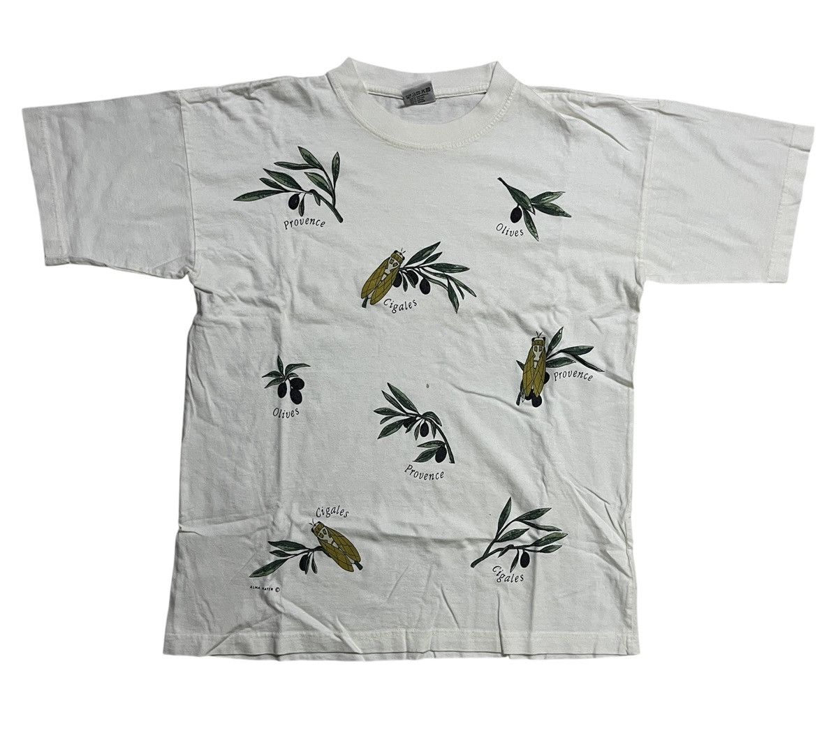 Vintage Vintage Alma Mater Nature Garden Art T Shirt Size US S / EU 44-46 / 1 - 1 Thumbnail