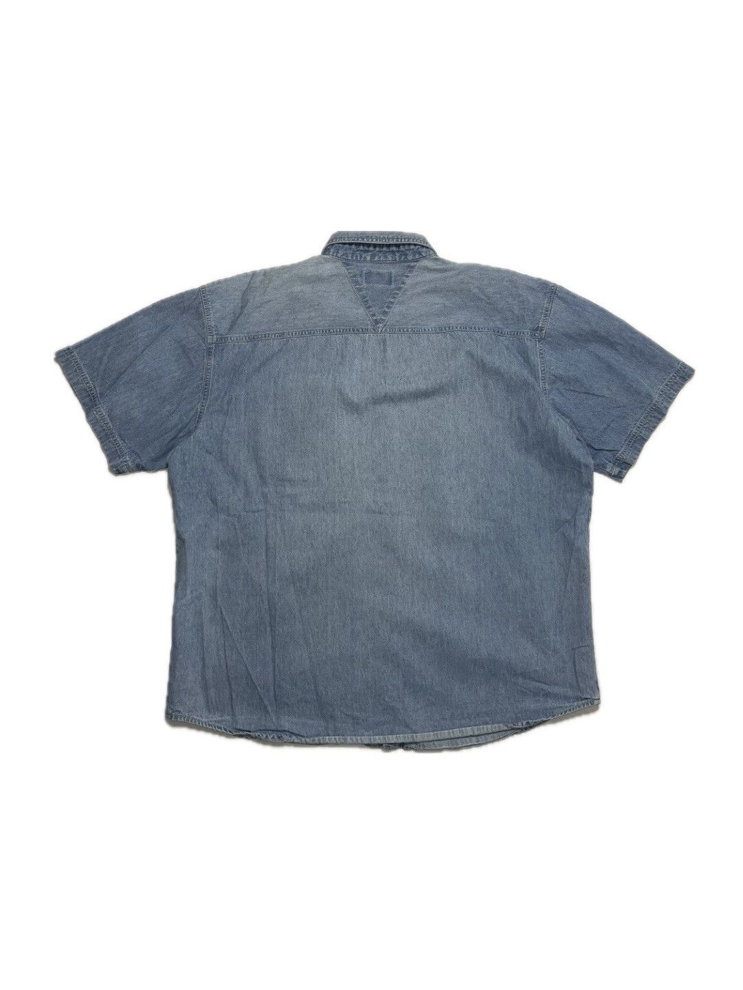 Dickies Vintage 90’s Dickies Button Up Denim Shirt Size US XL / EU 56 / 4 - 2 Thumbnail