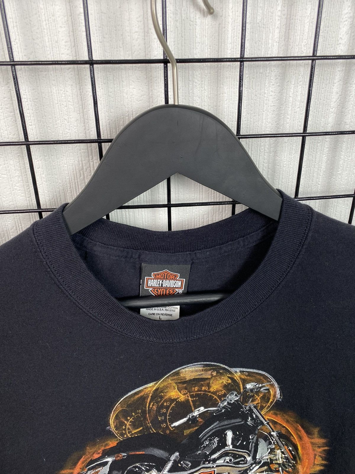 Hanes Harley Davidson rare T Shirt Oman Muscat Sultanate men Black Size US L / EU 52-54 / 3 - 11 Thumbnail