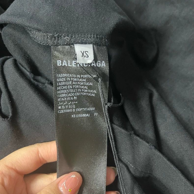 Balenciaga Balenciaga Logo Round Neck Short Sleeve T-Shirt-2506 Size US S / EU 44-46 / 1 - 7 Thumbnail