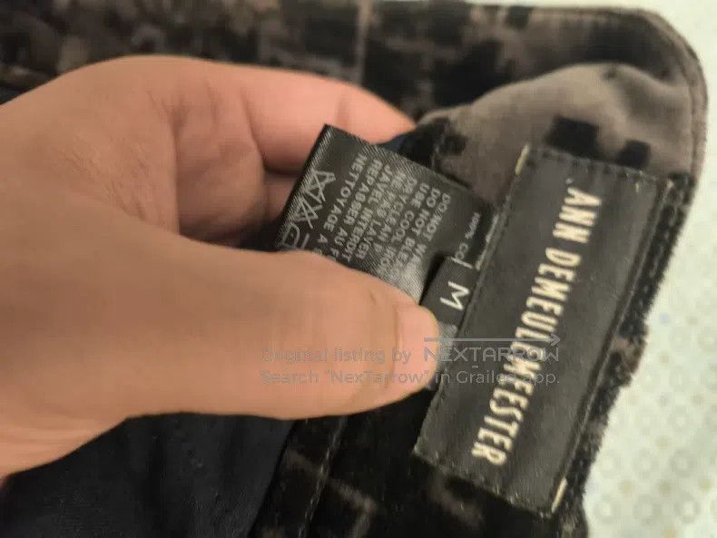 Ann Demeulemeester Ann Demeulemeester Size M flocked pants Size 25" / US 0 / IT 36 - 5 Thumbnail