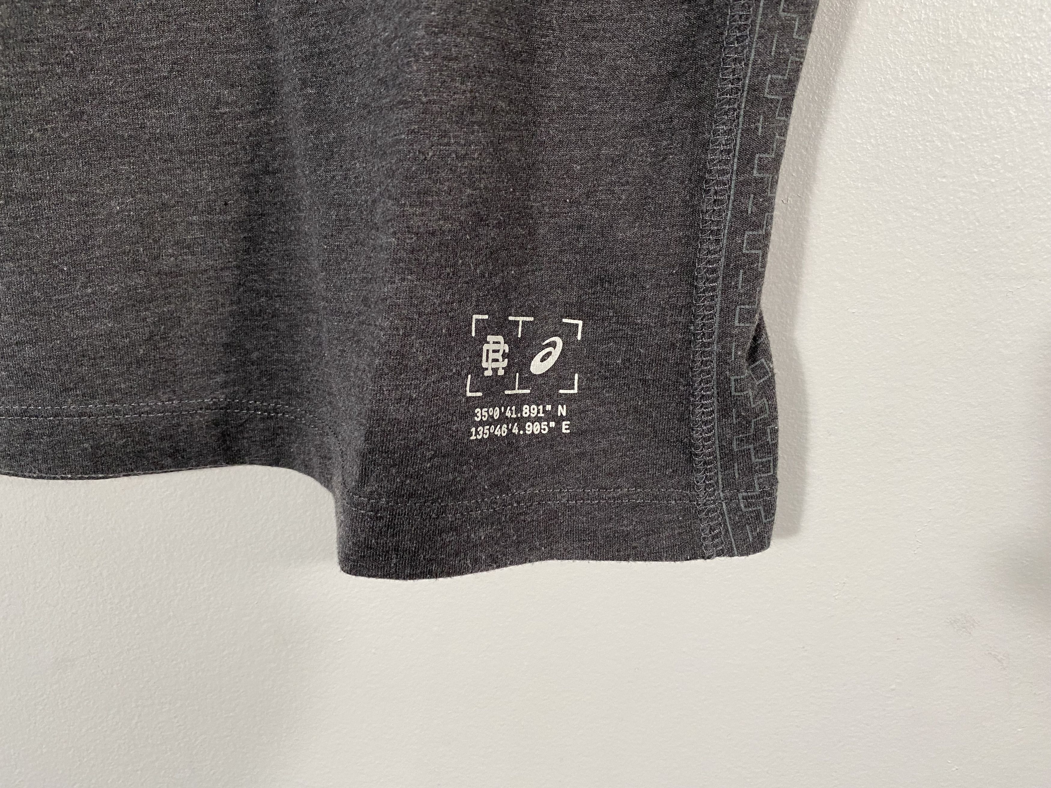 Asics × Reigning Champ Reigning Champ x Asics Basic athletic tee gray Size US S / EU 44-46 / 1 - 3 Thumbnail