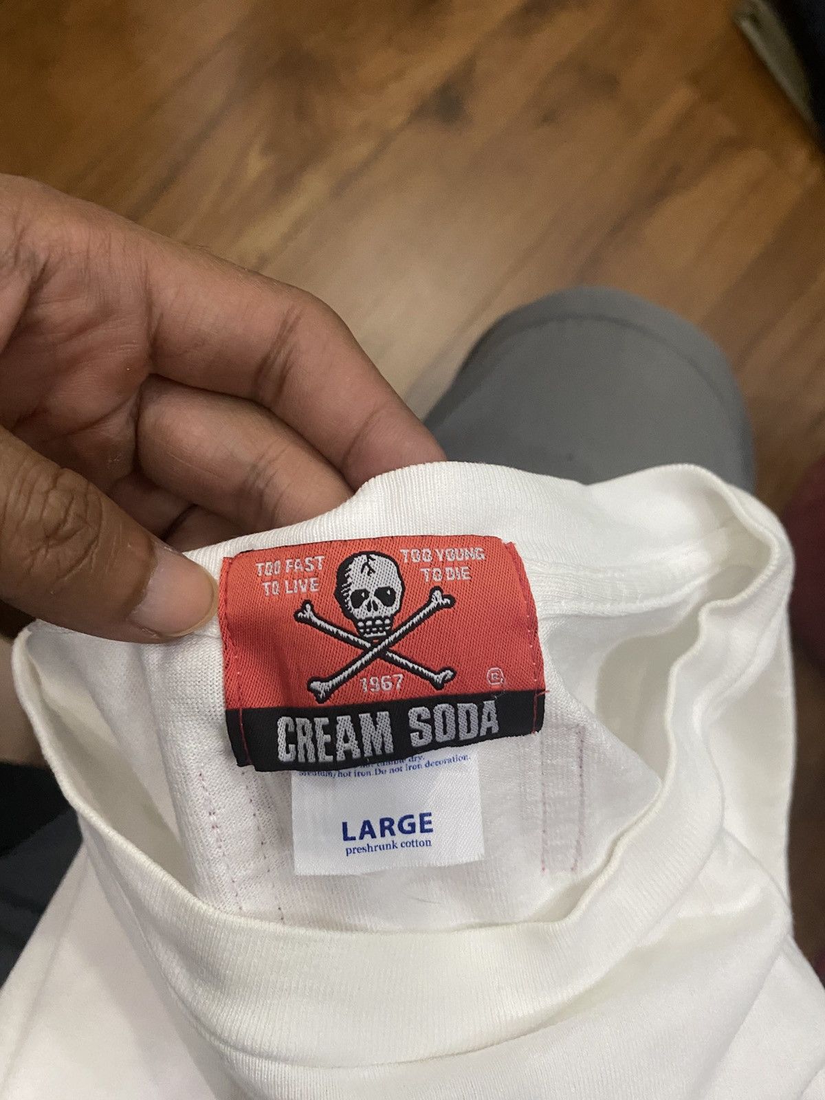 Japanese Brand Vintage Cream Soda X Pink Dragon Rocakbilly Garage T Shirt Size US L / EU 52-54 / 3 - 9 Thumbnail