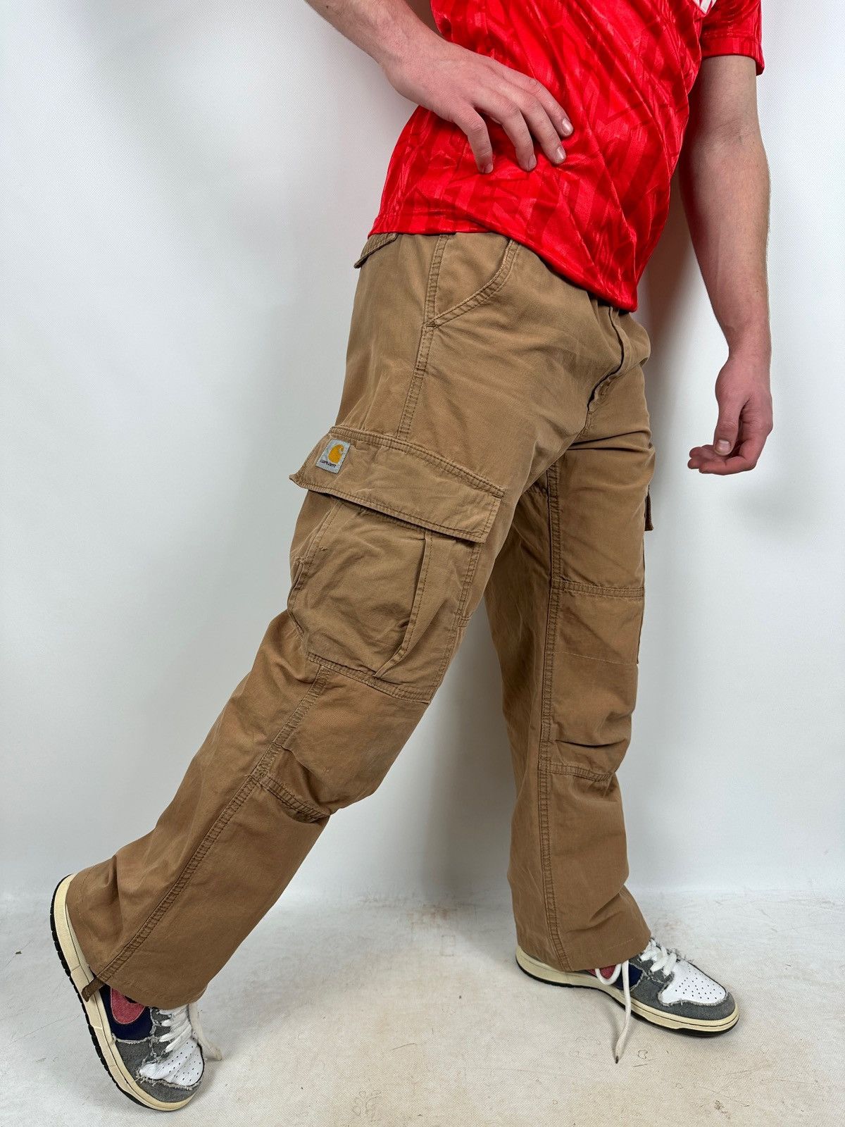 Carhartt Vintage Carhartt Dude Ginger Work Cargo Pants Size US 32 / EU 48 - 2 Thumbnail