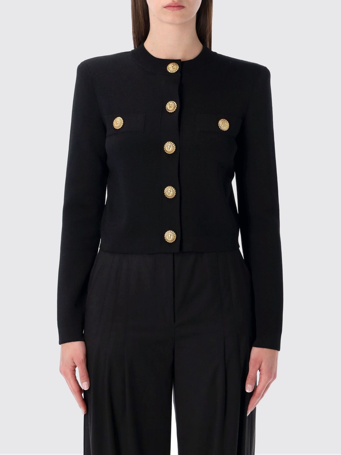Balmain Balmain Sweater Woman Black Size M / US 6-8 / IT 42-44 - 1 Thumbnail
