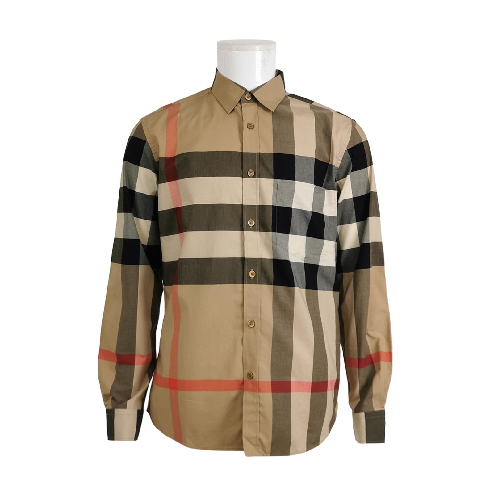 Burberry Burberry Check Button Up Shirt Size L Size US L / EU 52-54 / 3 - 1 Thumbnail