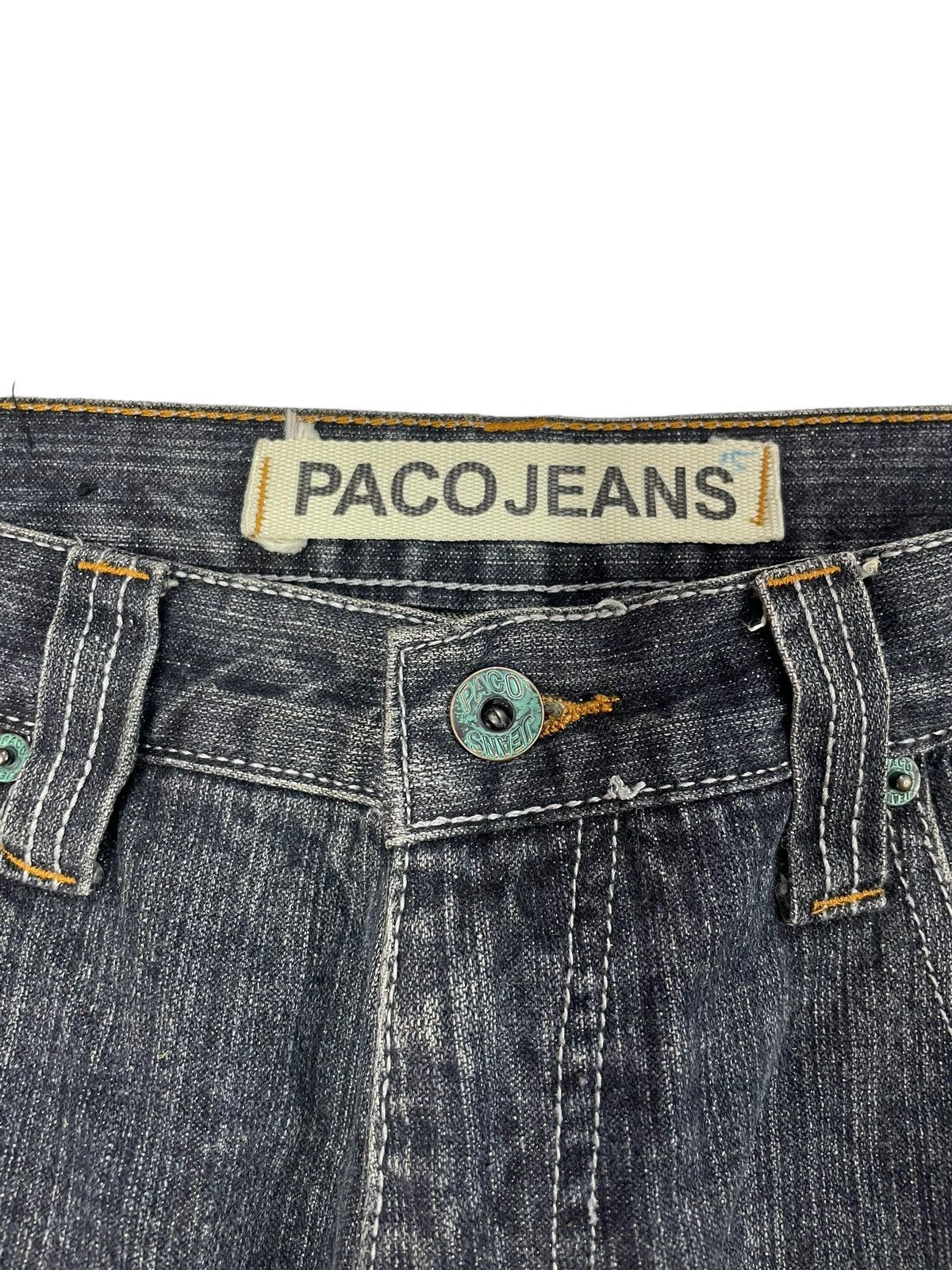 JNCO Vintage Paco Baggy Jeans Embroidery Logo Size US 32 / EU 48 - 5 Thumbnail