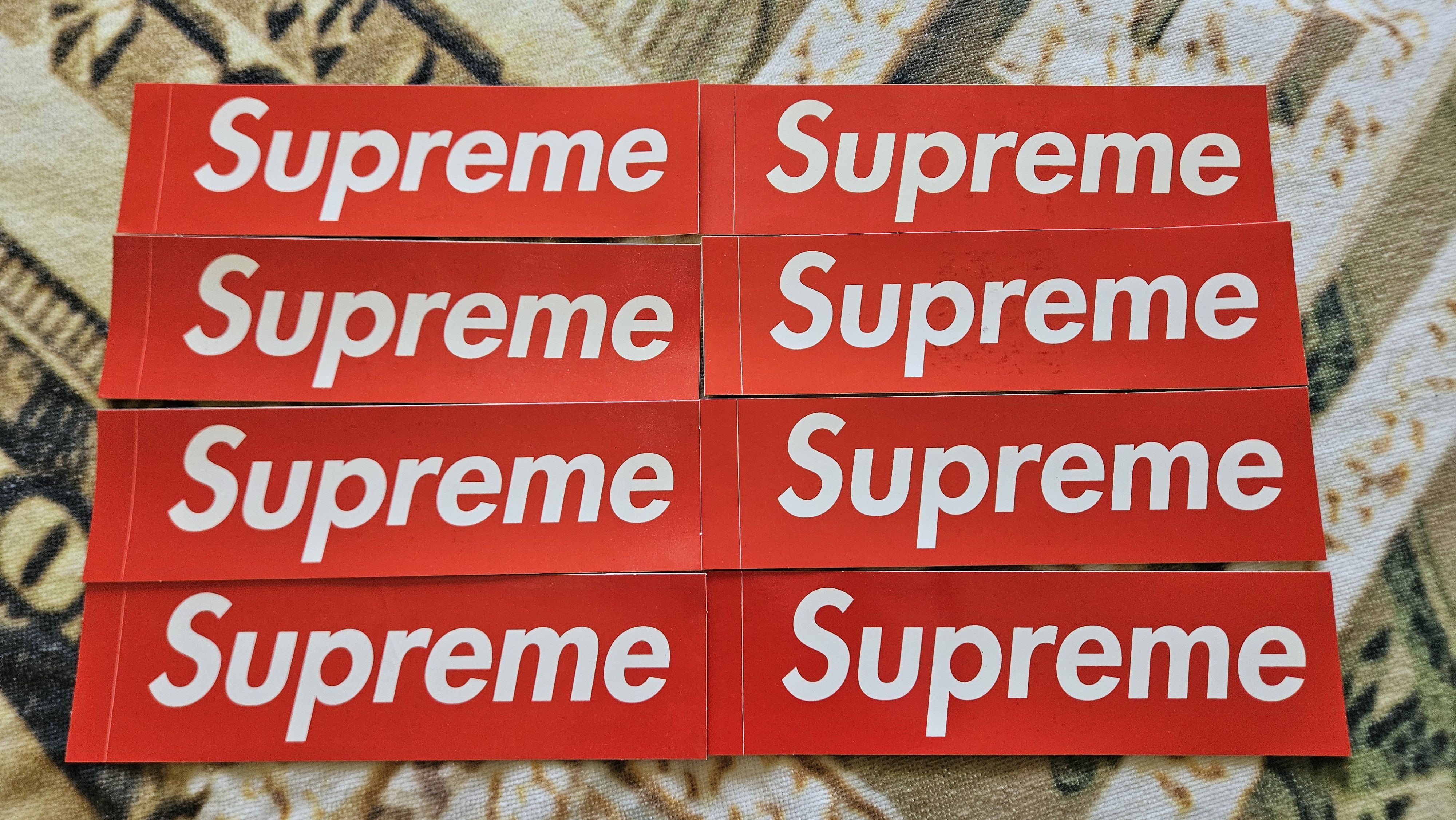 Supreme Supreme Register To Vote Box Logo Stickers x8 Size ONE SIZE - 1 Thumbnail