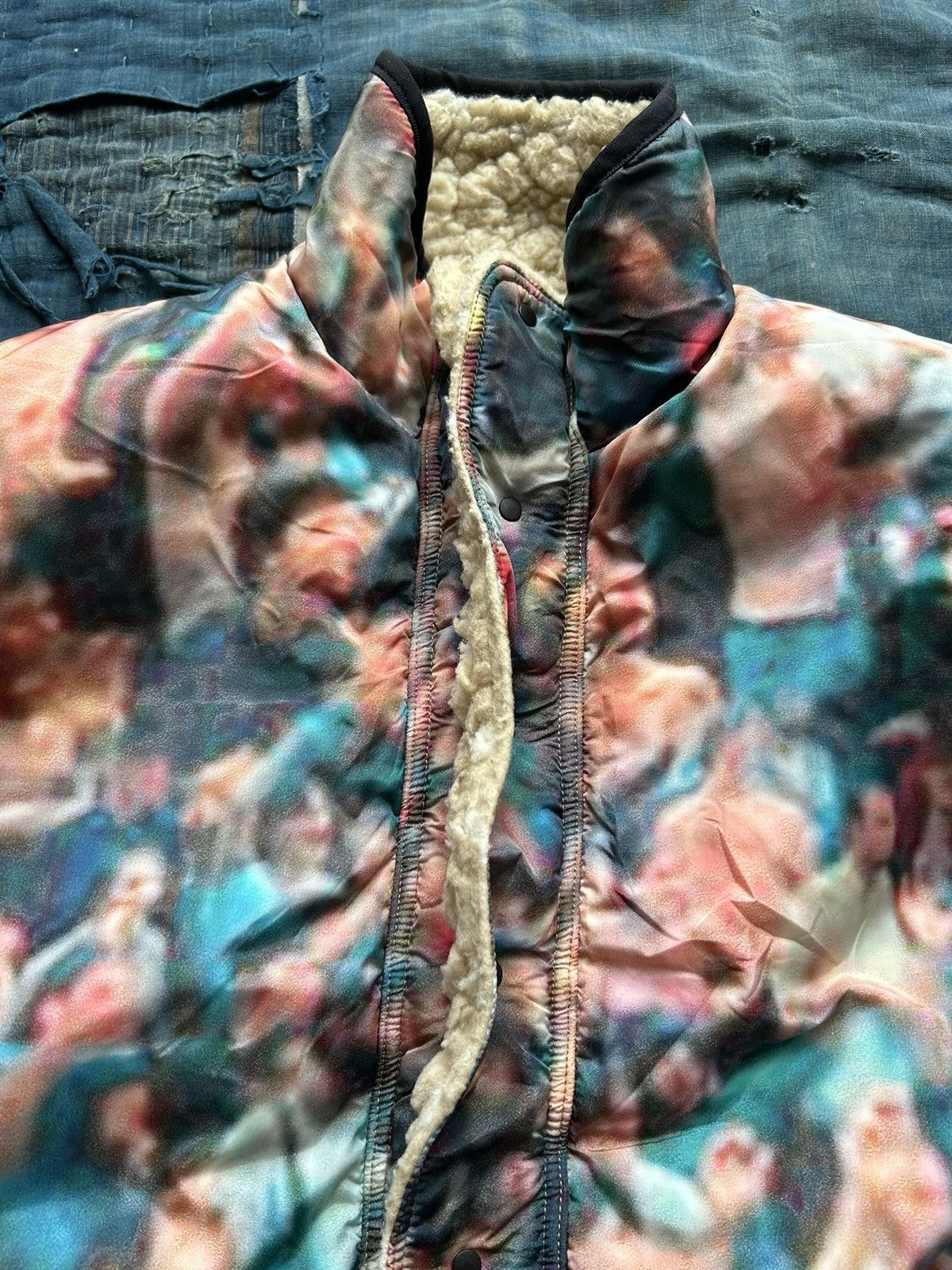 Kapital × Kapital Kountry Kapital reversible festival printed boa vest Ian connor Size US M / EU 48-50 / 2 - 5 Thumbnail
