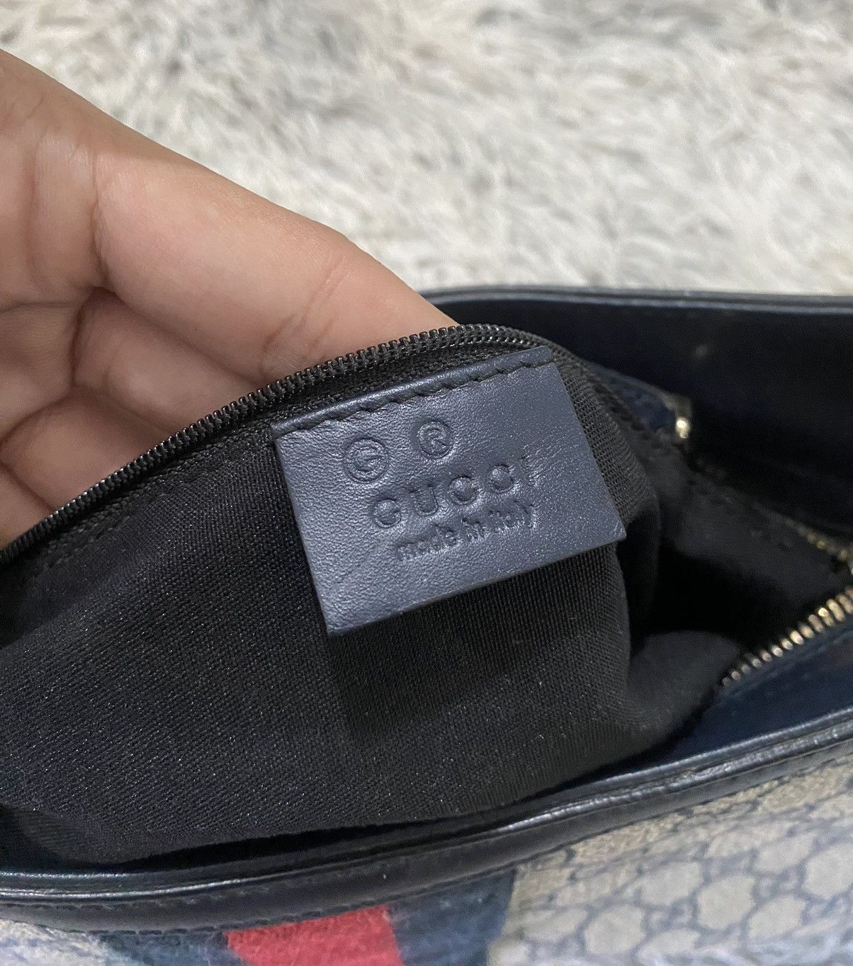 Gucci Gucci GG Supreme Navy Blue Size ONE SIZE - 2 Thumbnail