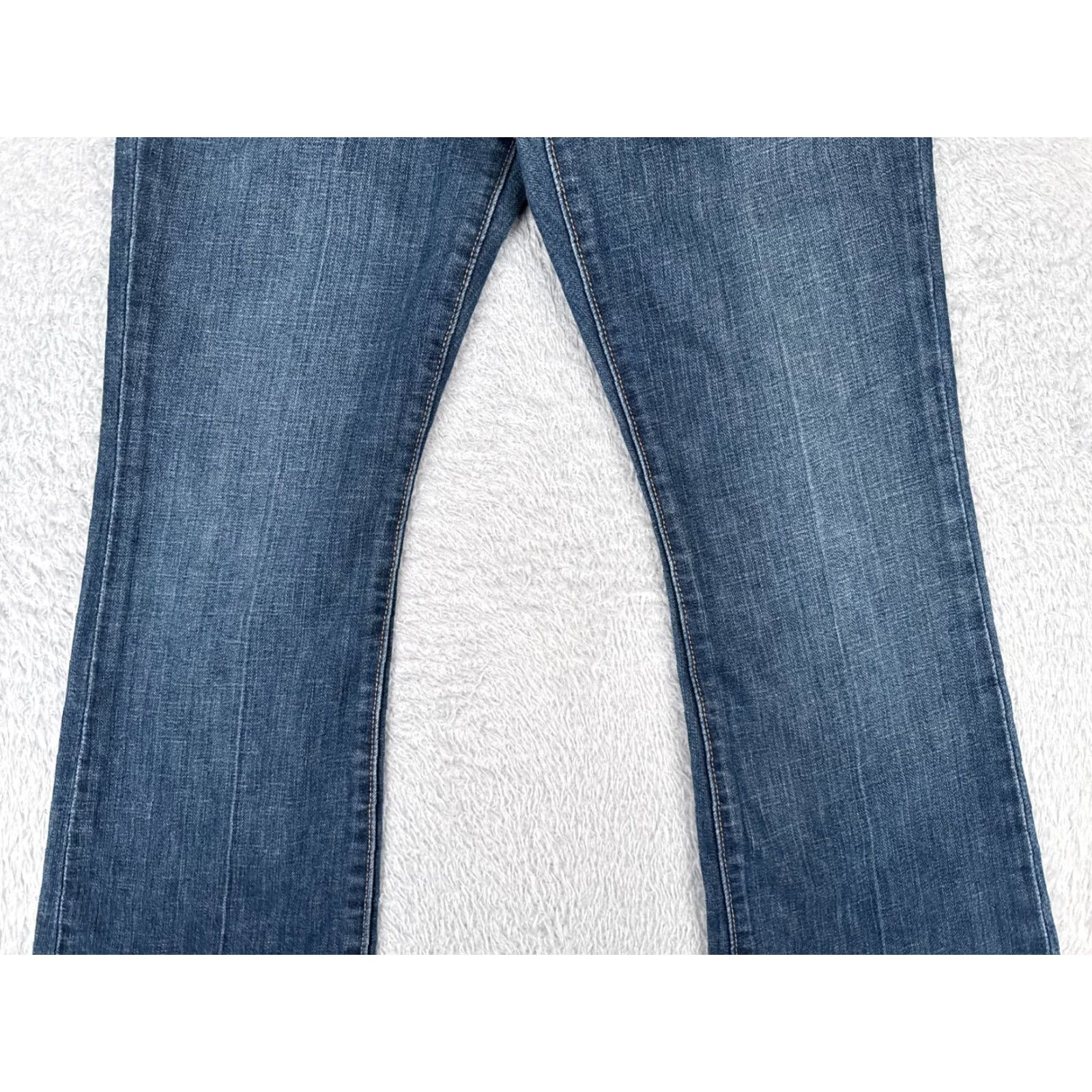 Gap GAP Jeans Women 27 Blue Denim Flare Regular Low Rise 31in Inseam Cotton Blend 1969 City Style Womens Size 27" / US 4 / IT 40 - 3 Thumbnail