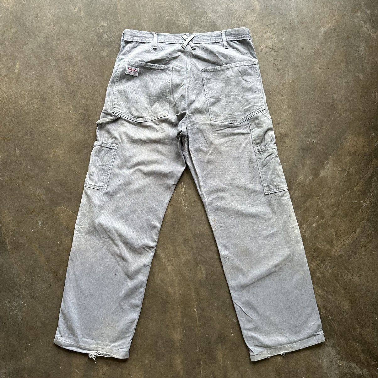 Smith's American Vintage Smith’s Tailor Talon Workwear Faded Trousers Pants Size US 32 / EU 48 - 10 Thumbnail