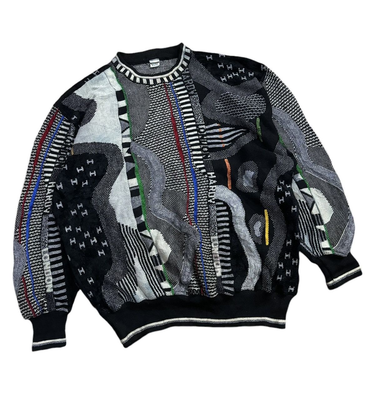 Coogi RARE🔥VINTAGE COOGI ARCHIEVE MULTICOLOUR KNITWEAR Size US XL / EU 56 / 4 - 5 Thumbnail