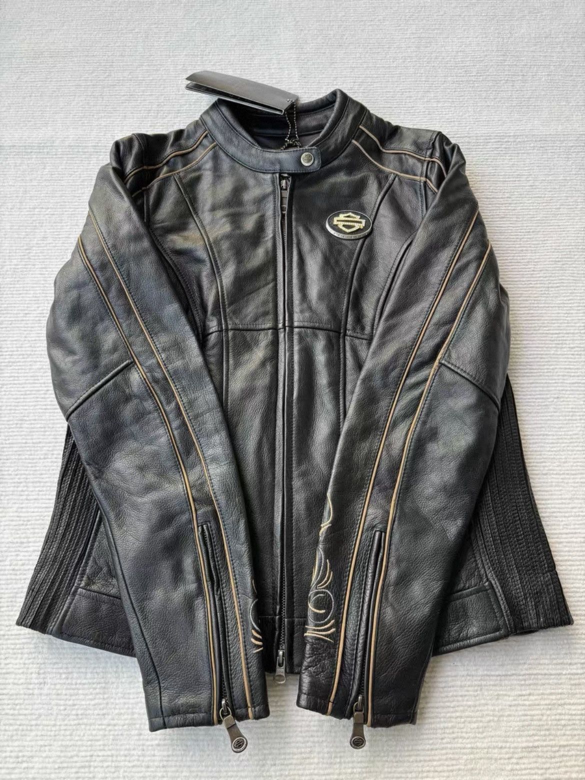 Harley Davidson RARE-HARLEY DAVIDSON 110TH ANNIVERSARY WOMENS JACKET Size M / US 6-8 / IT 42-44 - 5 Thumbnail