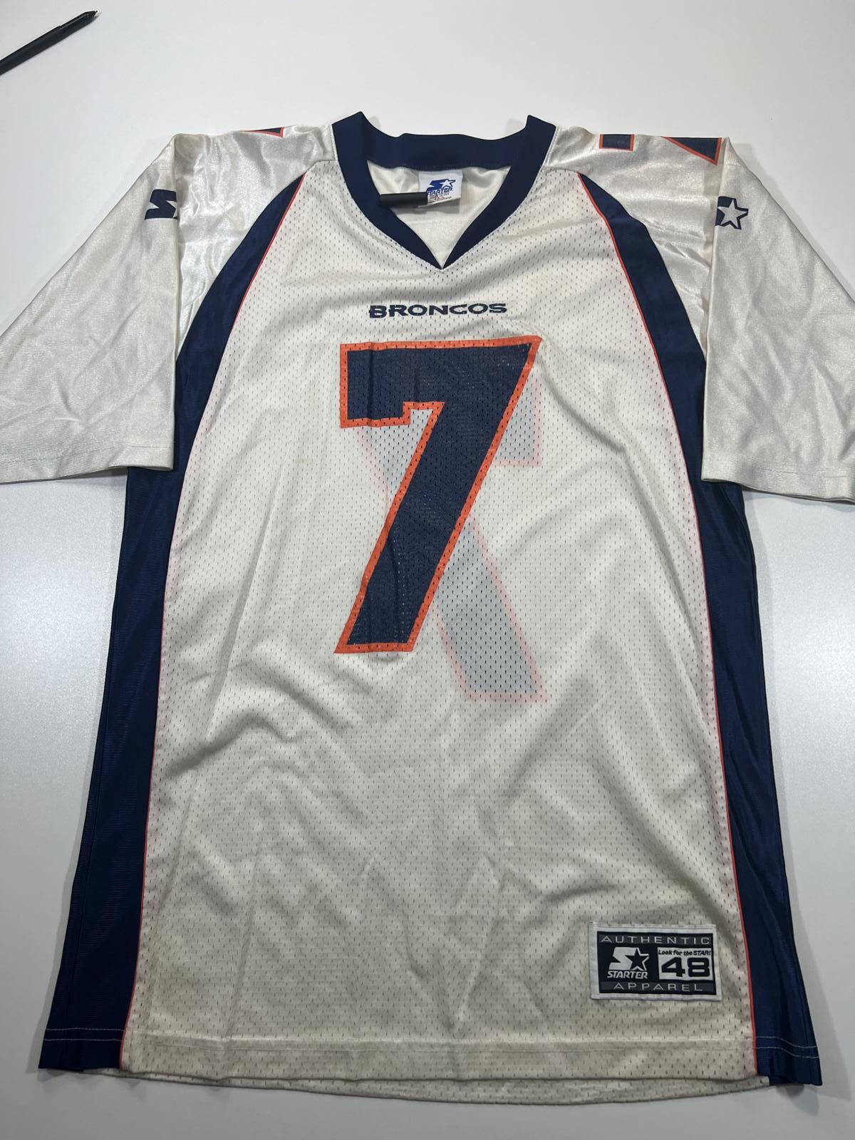 Starter Denver Broncos #7 Authentic Starter Football Jersey Size 48 Size US L / EU 52-54 / 3 - 1 Thumbnail