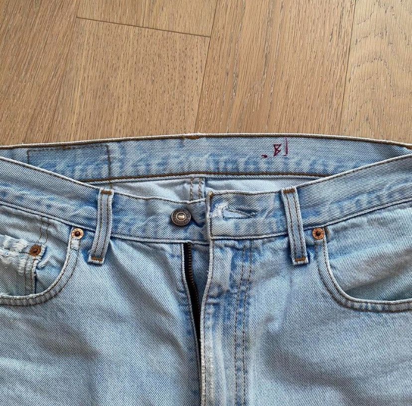 Levi's Vintage Clothing Levi's orange tab 501 light wash jeans Size US 31 - 3 Thumbnail