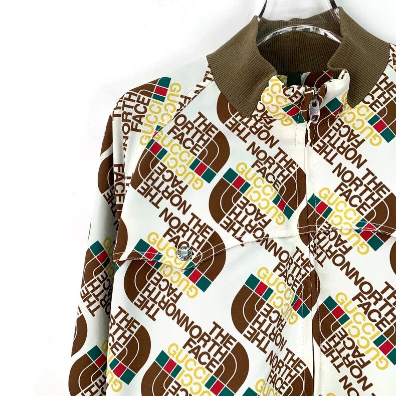 Gucci Gucci Color-blocked logo printed full-print stand-up collar Size US L / EU 52-54 / 3 - 3 Thumbnail
