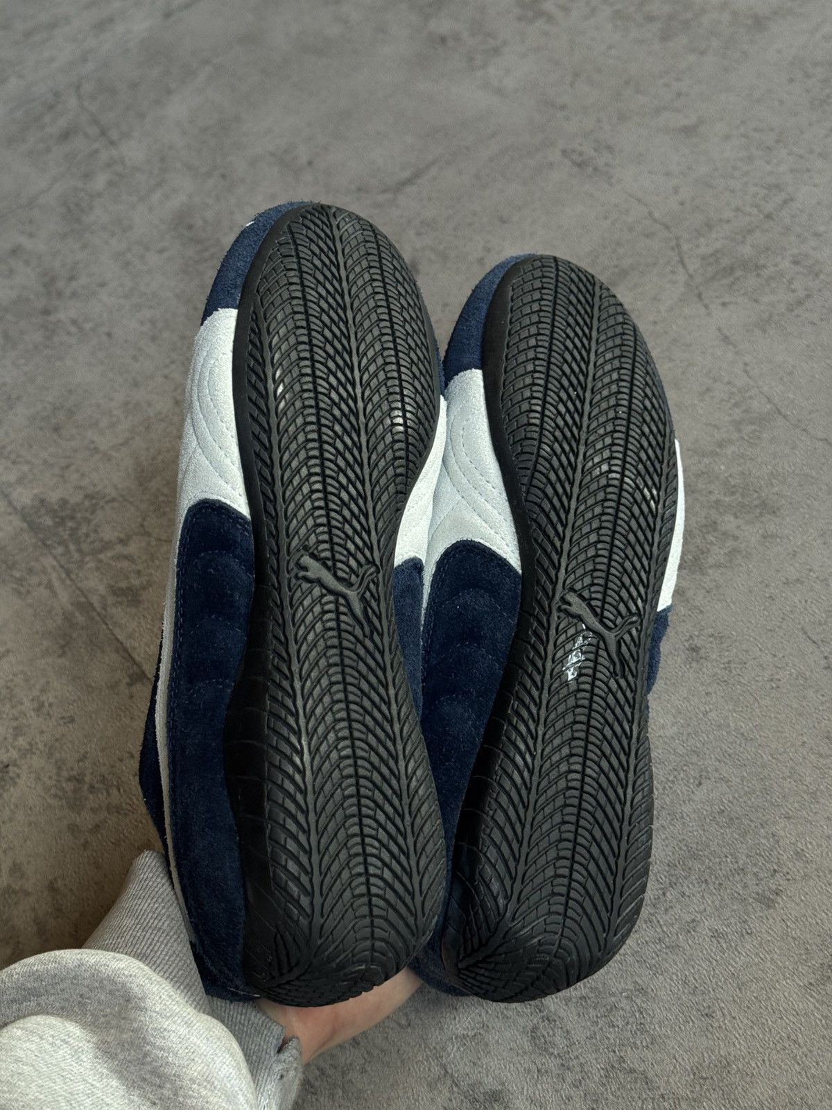 Puma Puma Speed Cat Suede Leather Blue White Sneakers Size US 7.5 / EU 40-41 - 8 Thumbnail