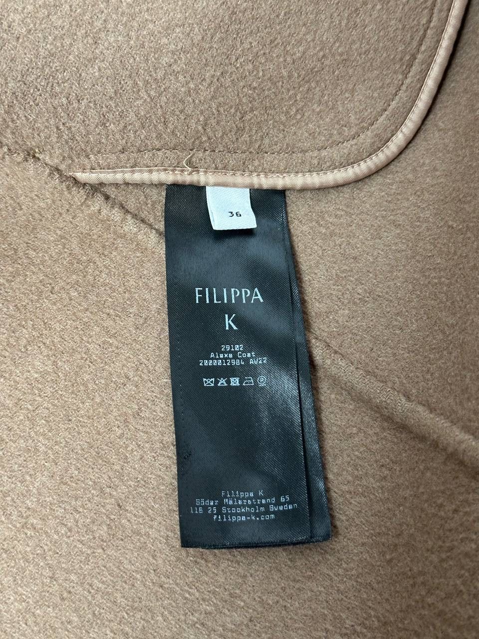 Filippa K Filippa K Runway Alexa Coat Wool Cashmere Camel AW22 Size S / US 4 / IT 40 - 6 Thumbnail