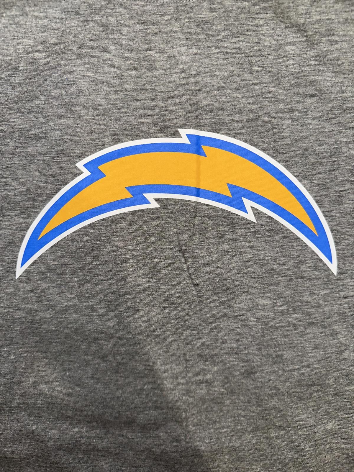 Nike Nike Men’s Heathered Gray NFL Los Angeles Chargers Primary Logo T-Shirt Size US XL / EU 56 / 4 - 4 Thumbnail